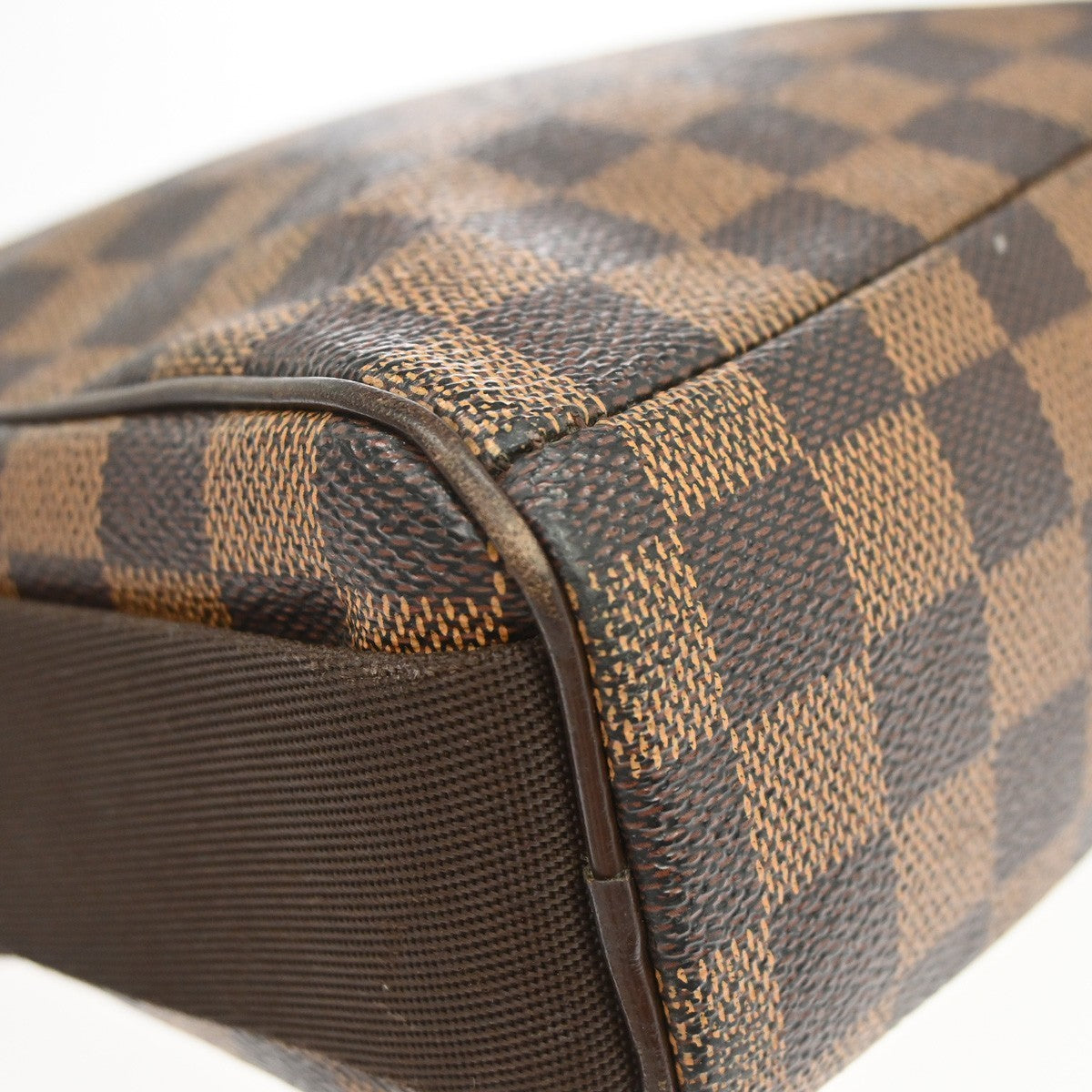 Louis Vuitton Olav Damier Ebene Brown Canvas Shoulder Bag Bag (Pre-Owned)