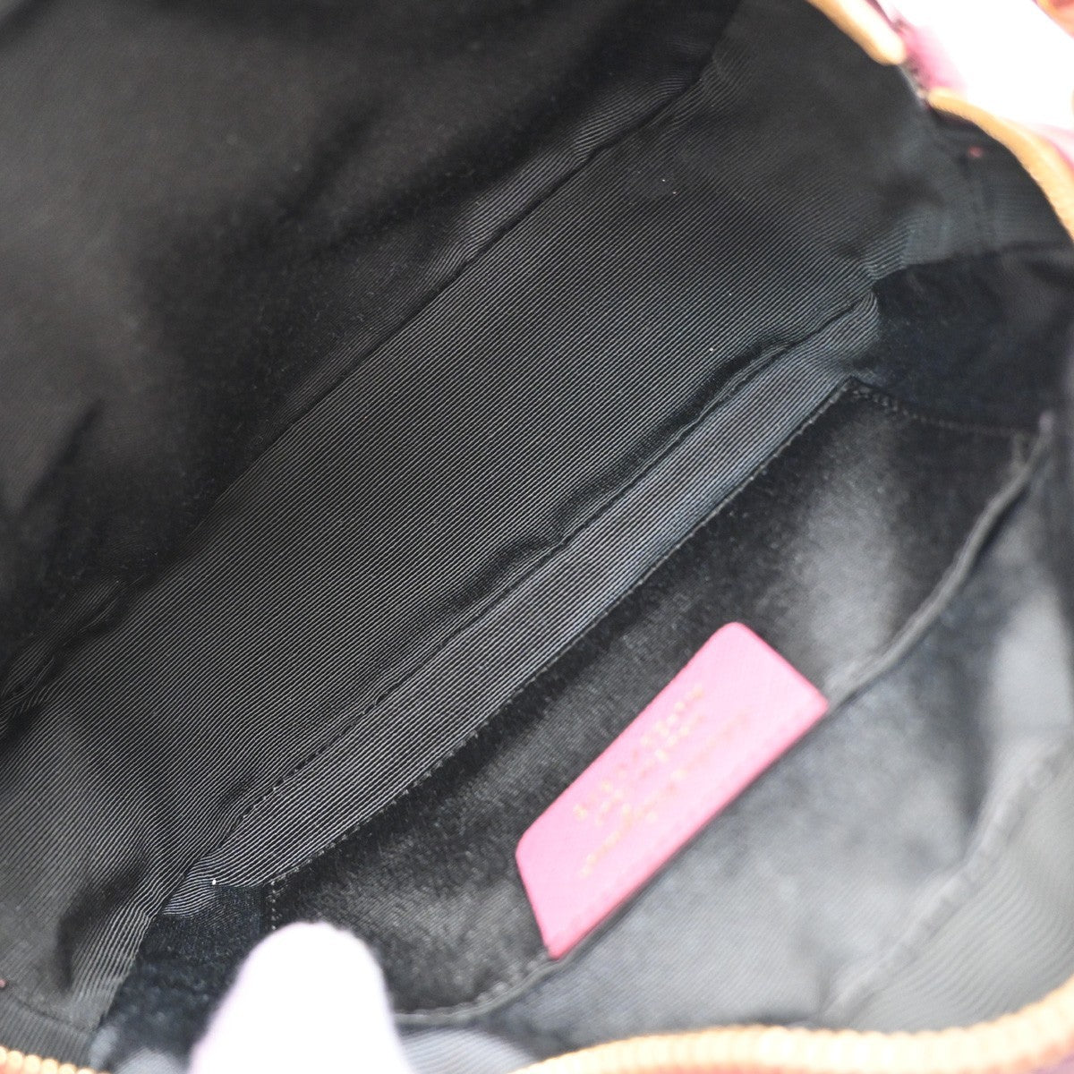 Salvatore Ferragamo Gancini Leather Pink Leather Shoulder Bag Bag (Pre-Owned)