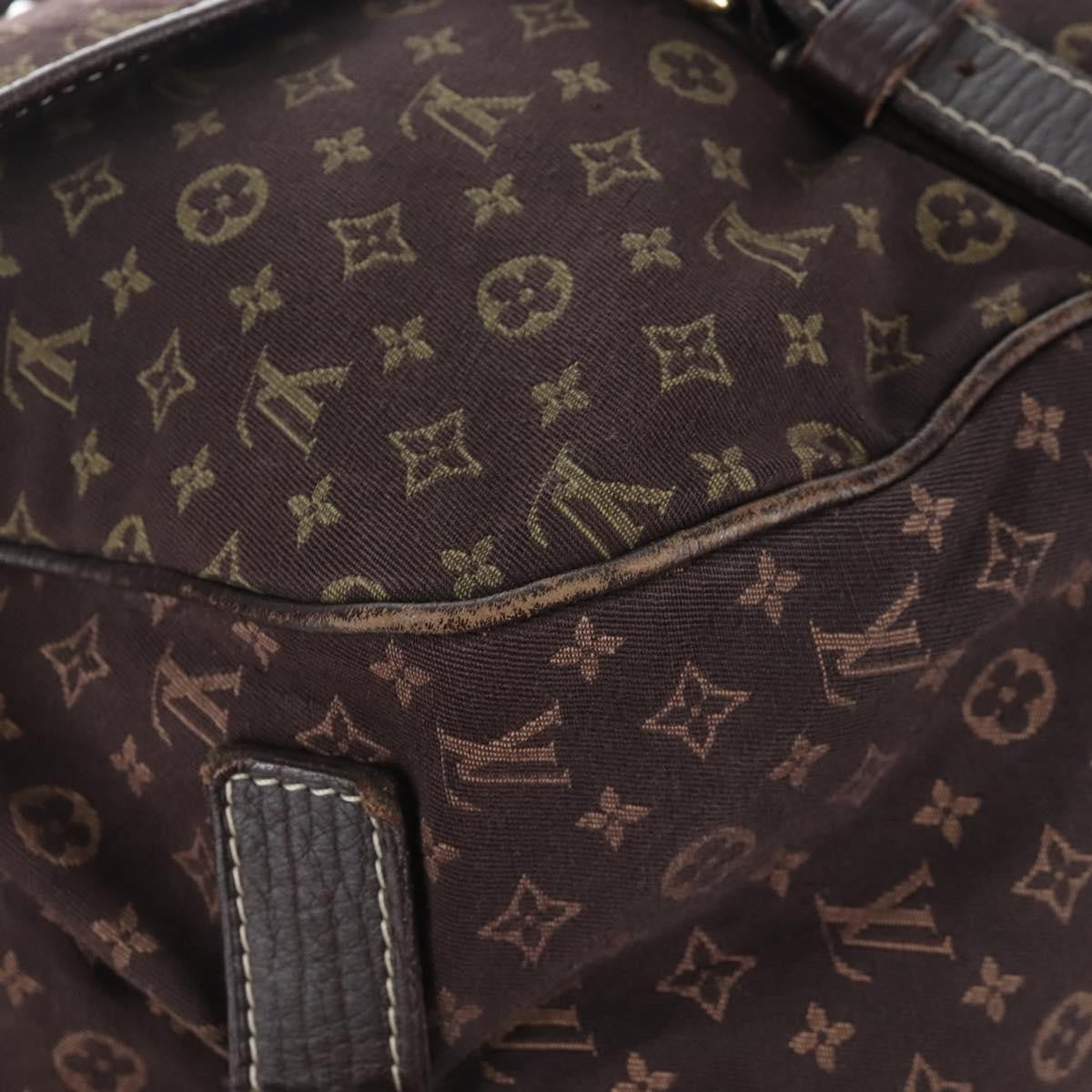 Louis Vuitton Saumur Mini Lin Brown Canvas Shoulder Bag Bag (Pre-Owned)