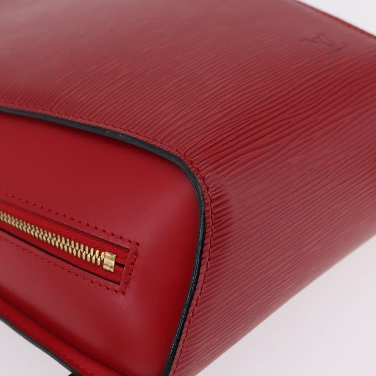 Louis Vuitton Mabillon Epi Leather Red Leather Backpack Bag (Pre-Owned)