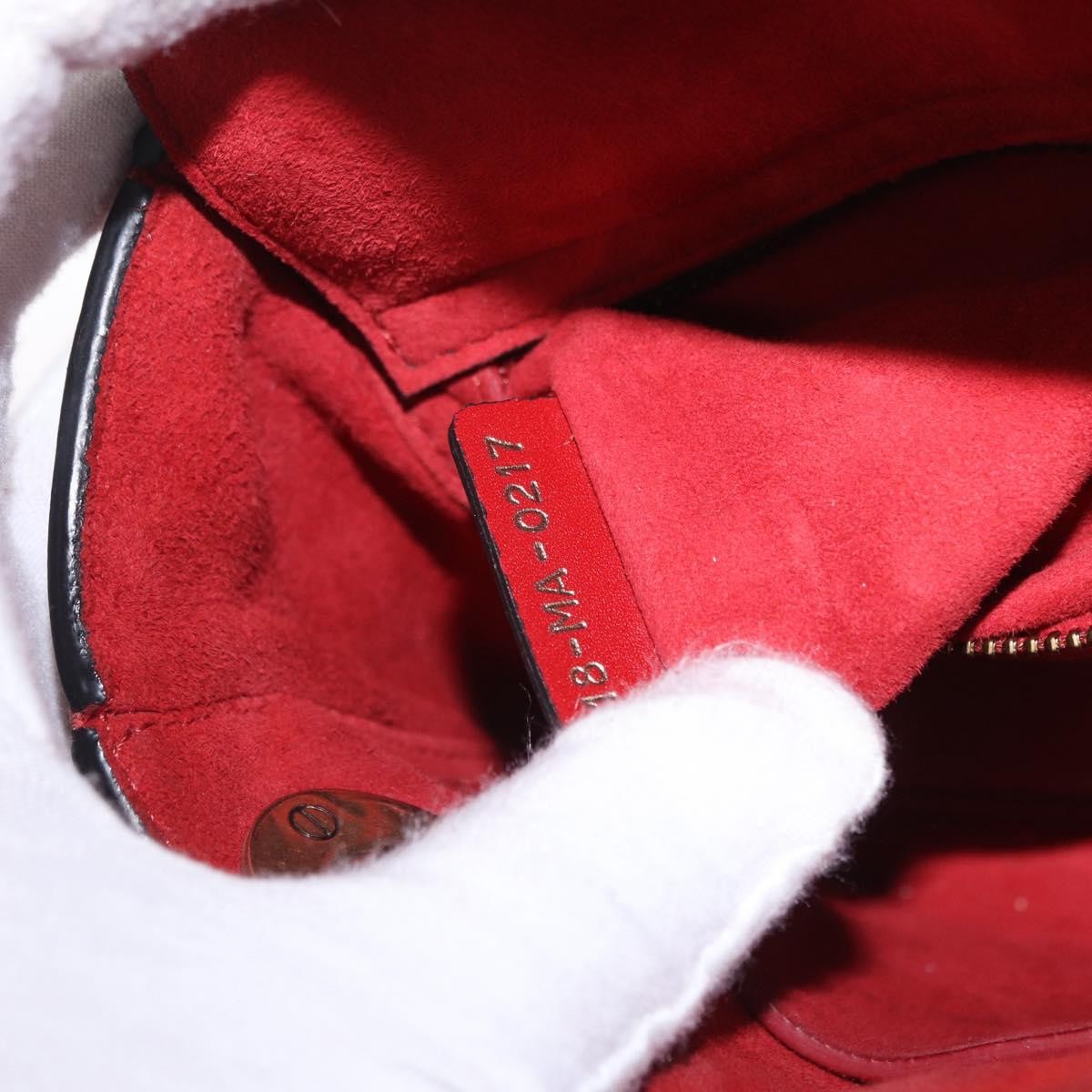Christian Dior Lady Dior Red Leather Handbag (Pre-Owned)