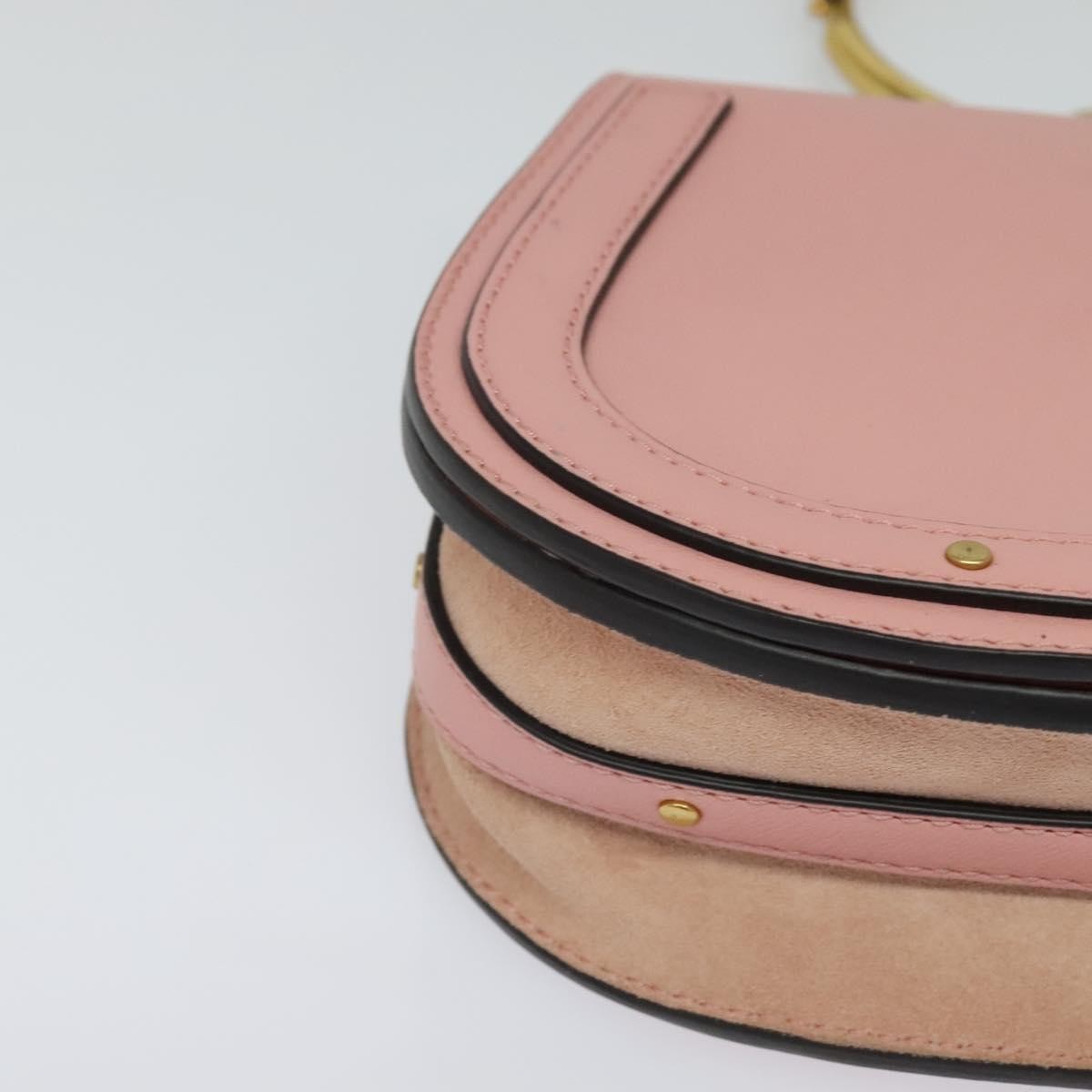 Chloe Nile Leather Pink Leather Handbag (Pre-Owned)