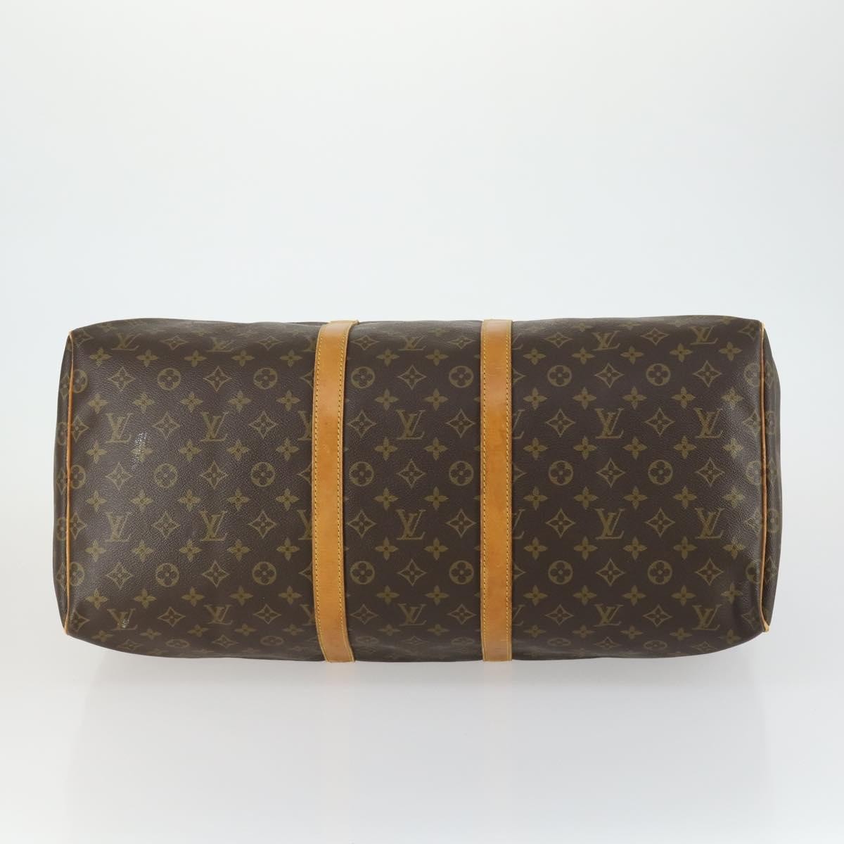 Louis Vuitton Keepall Monogram Canvas Brown Canvas Travel Bag Bag (Pre-Owned)