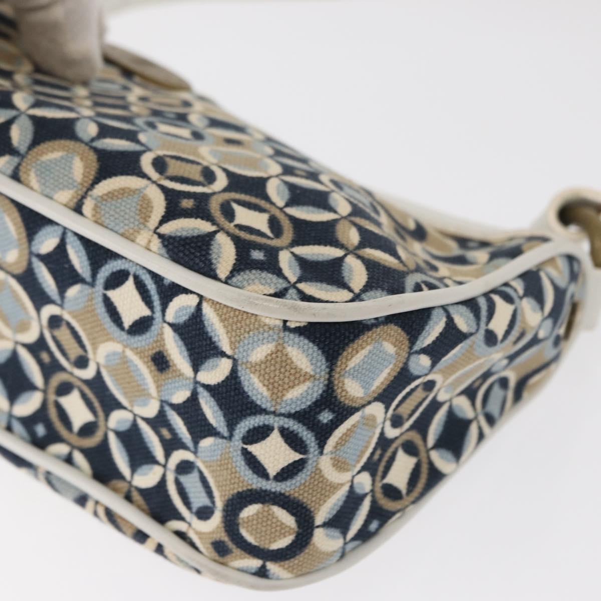 Celine Vintage Pochette Canvas Navy Canvas Clutche & Pouche Bag (Pre-Owned)