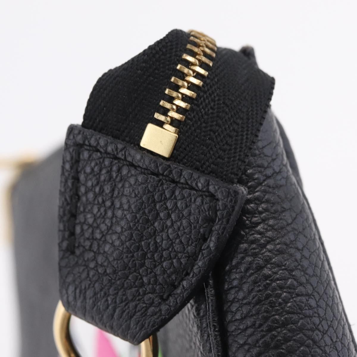 Louis Vuitton Pochette Accessoires Monogram Empreinte Leather Black Leather Clutche & Pouche Bag (Pre-Owned)