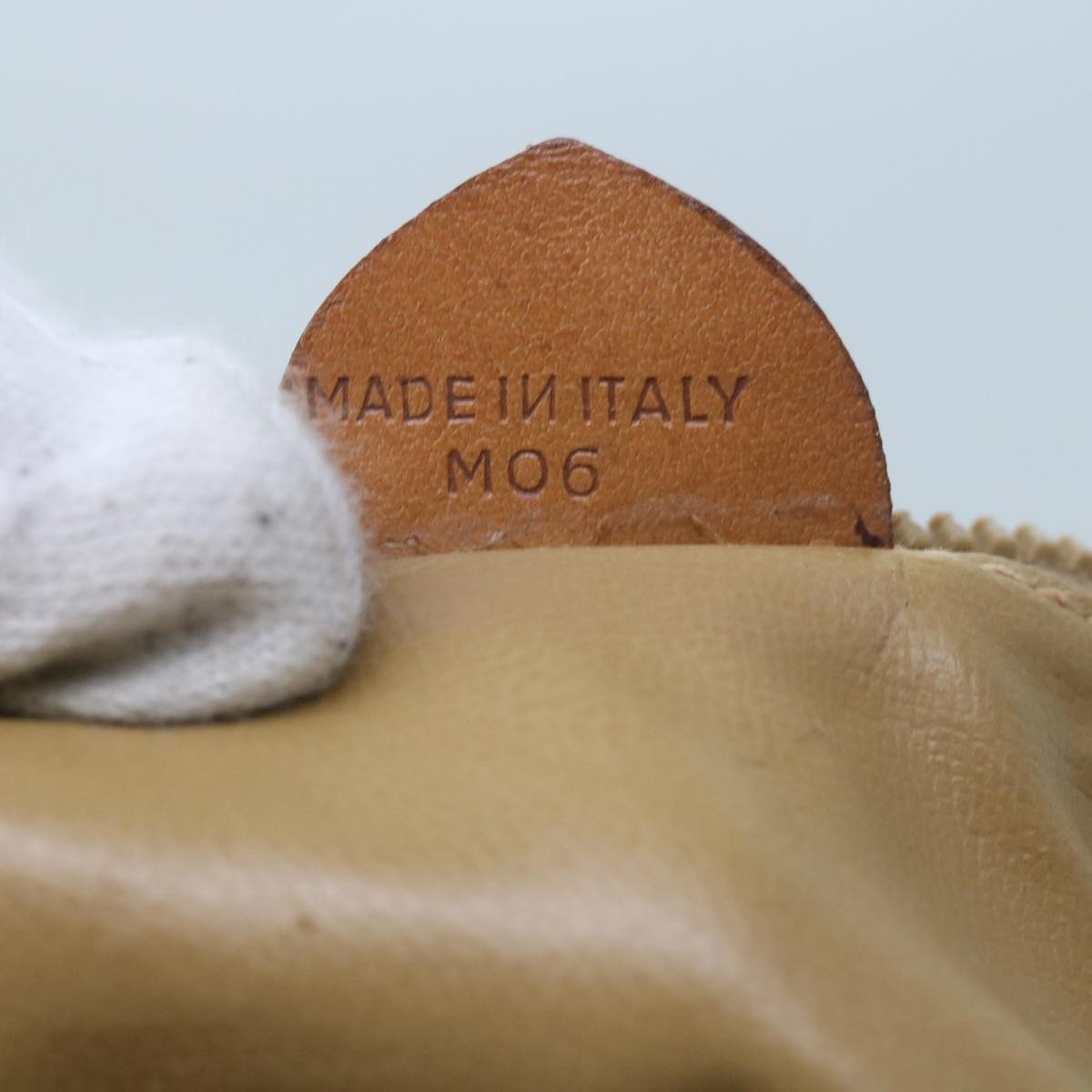 Celine Vintage Macadam Canvas And Leather Beige Canvas Handbag (Pre-Owned)