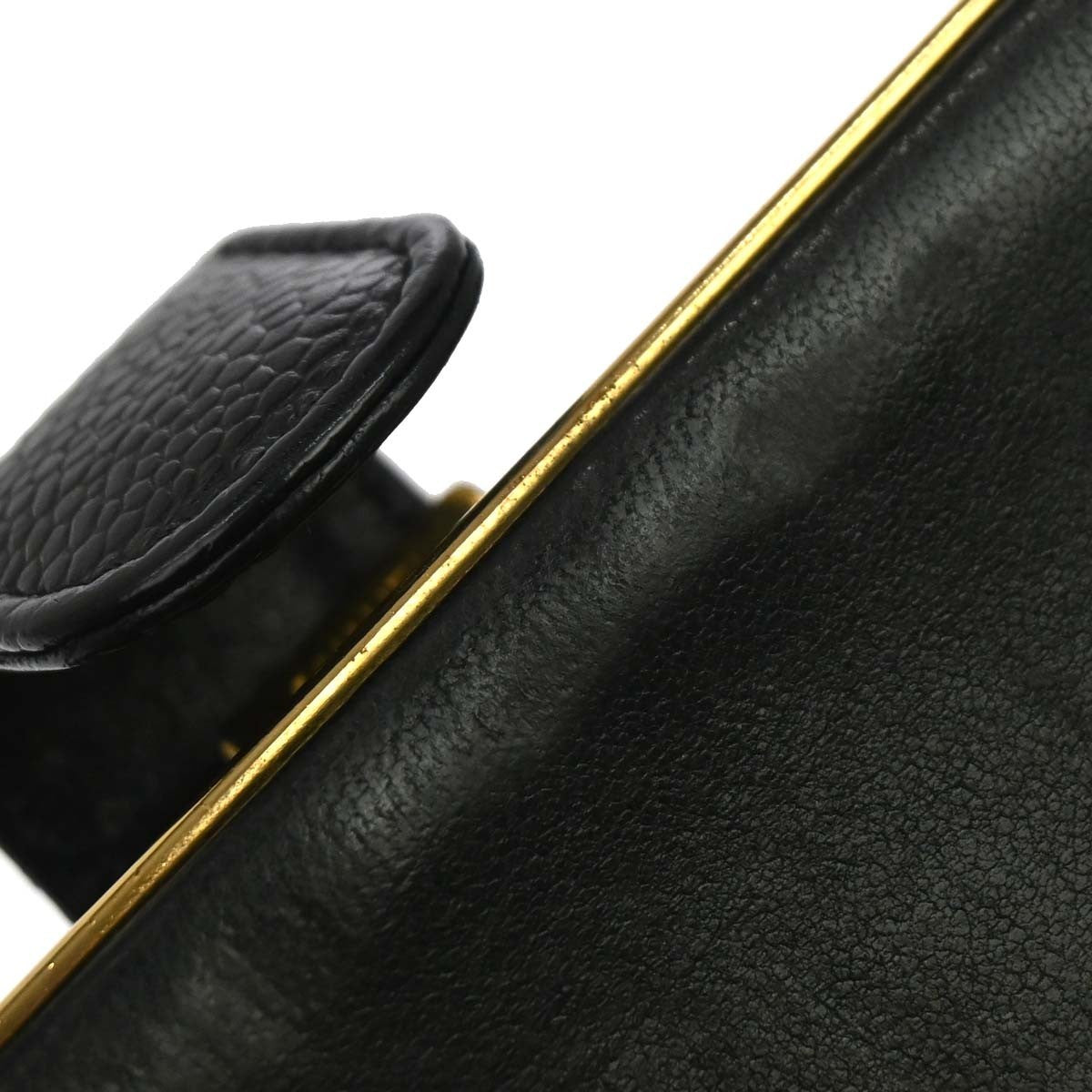 Chanel Timeless Cc French Caviar Black Leather Wallets Accessory (Pre-Owned)