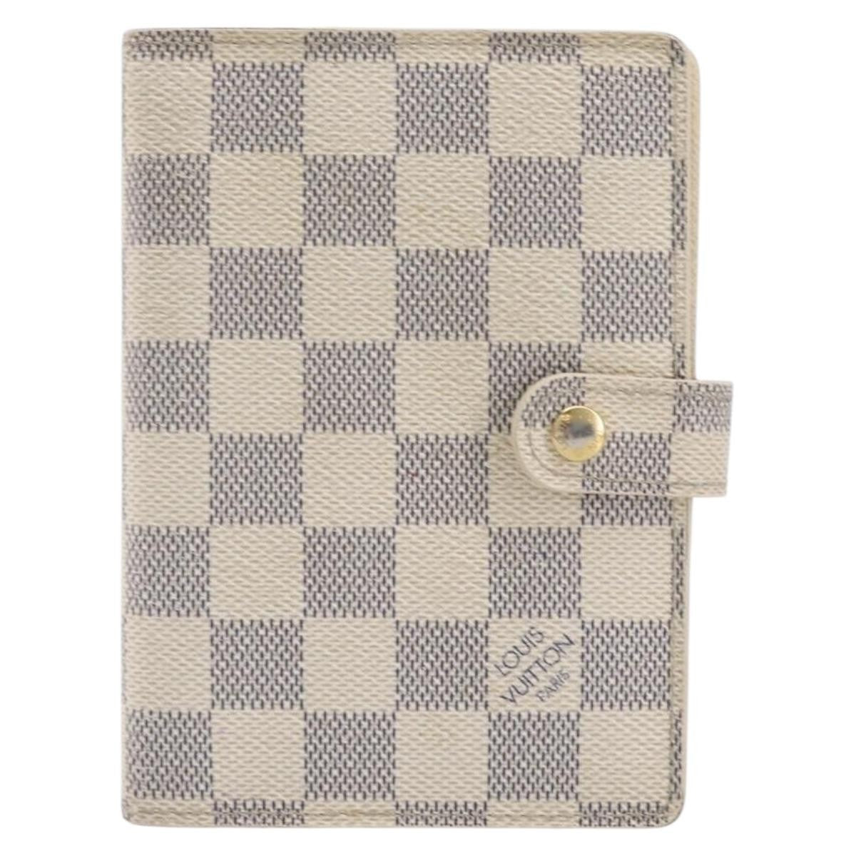 Louis Vuitton Ring Agenda Cover Damier Beige Canvas Briefcase Bag (Pre-Owned)