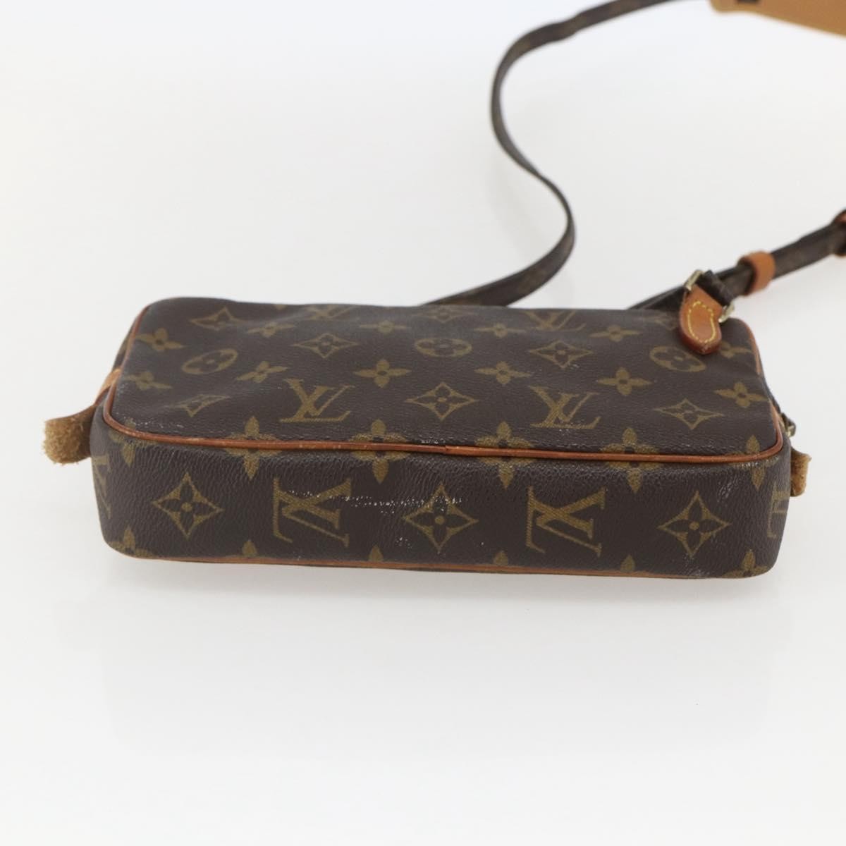 Louis Vuitton Pochette Marly Bandouliere Monogram Canvas Brown Canvas Handbag (Pre-Owned)