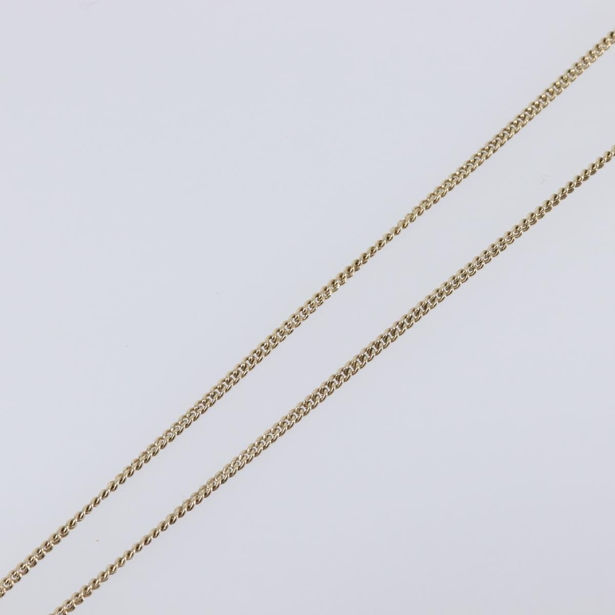 Chanel Square Cc Pendant Metal Gold Metal Necklace Jewelry (Pre-Owned)