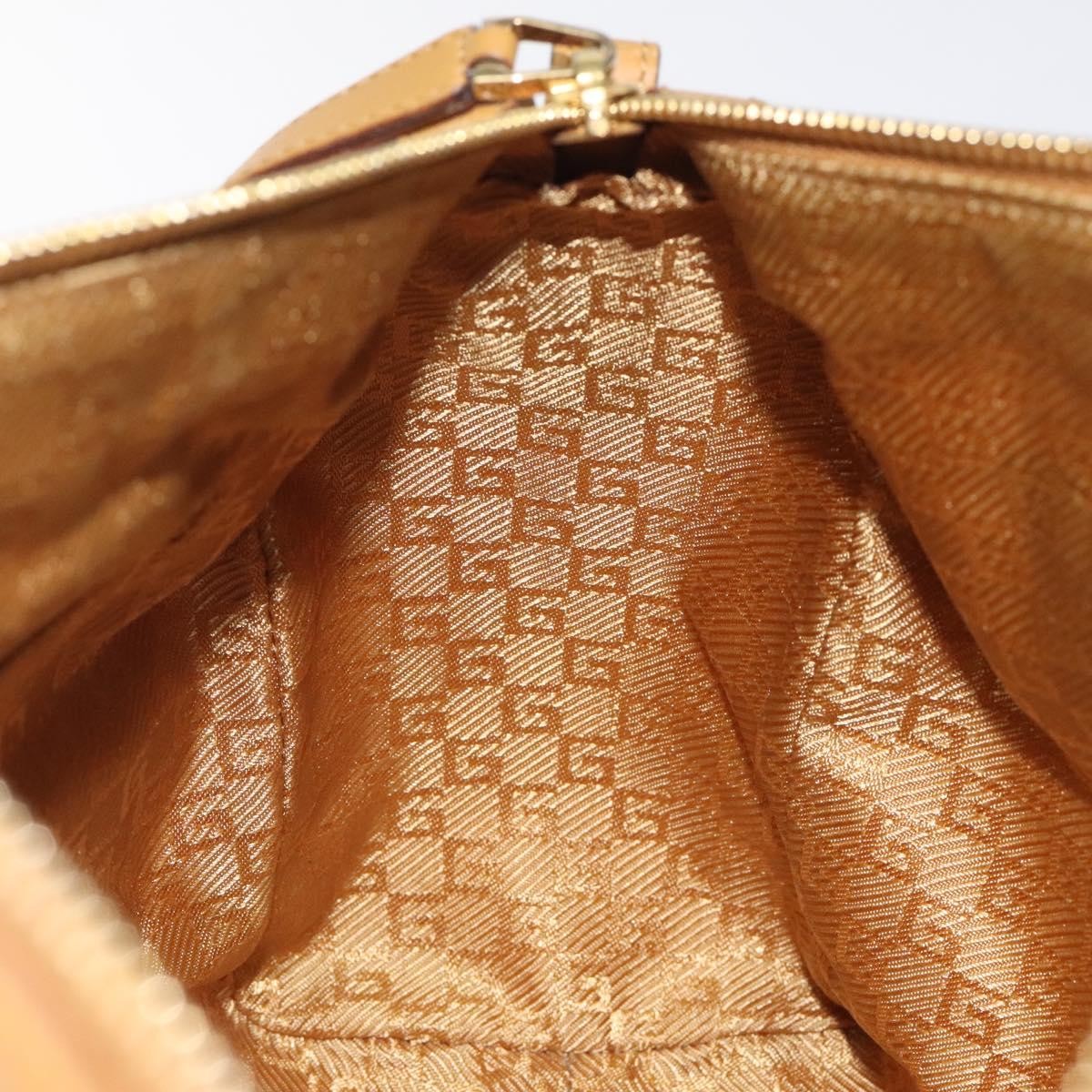 Gucci Vintage Canvas Pink Suede Handbag (Pre-Owned)