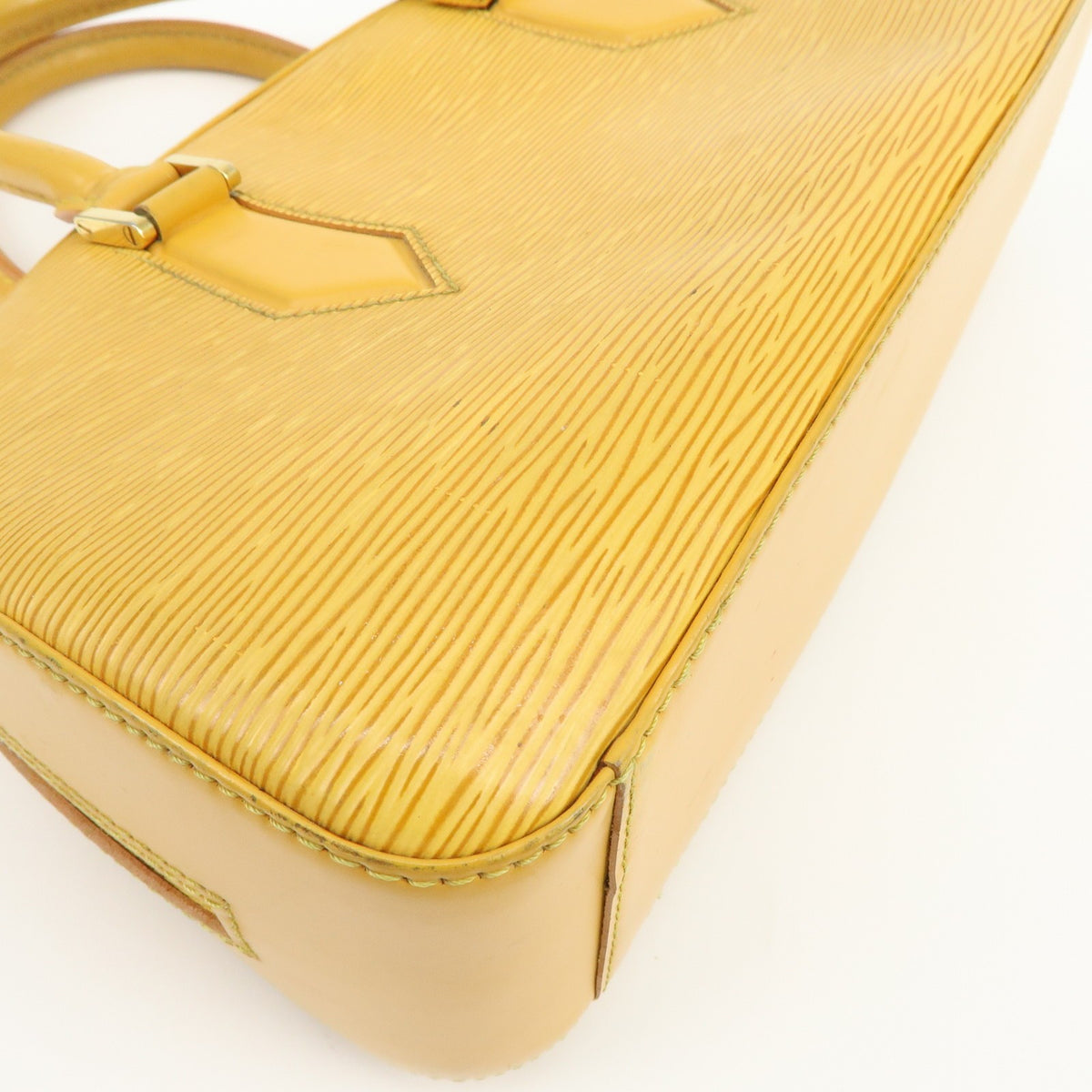 Louis Vuitton Jasmin Epi Leather Yellow Leather Handbag (Pre-Owned)