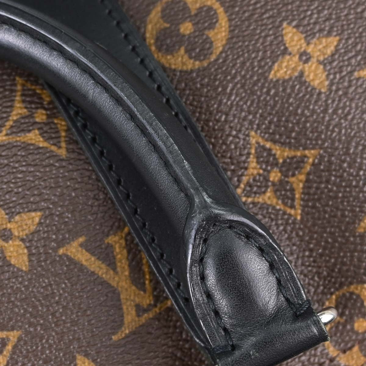 Louis Vuitton Keepall Bandoulière Monogram Brown Canvas Travel Bag Bag (Pre-Owned)