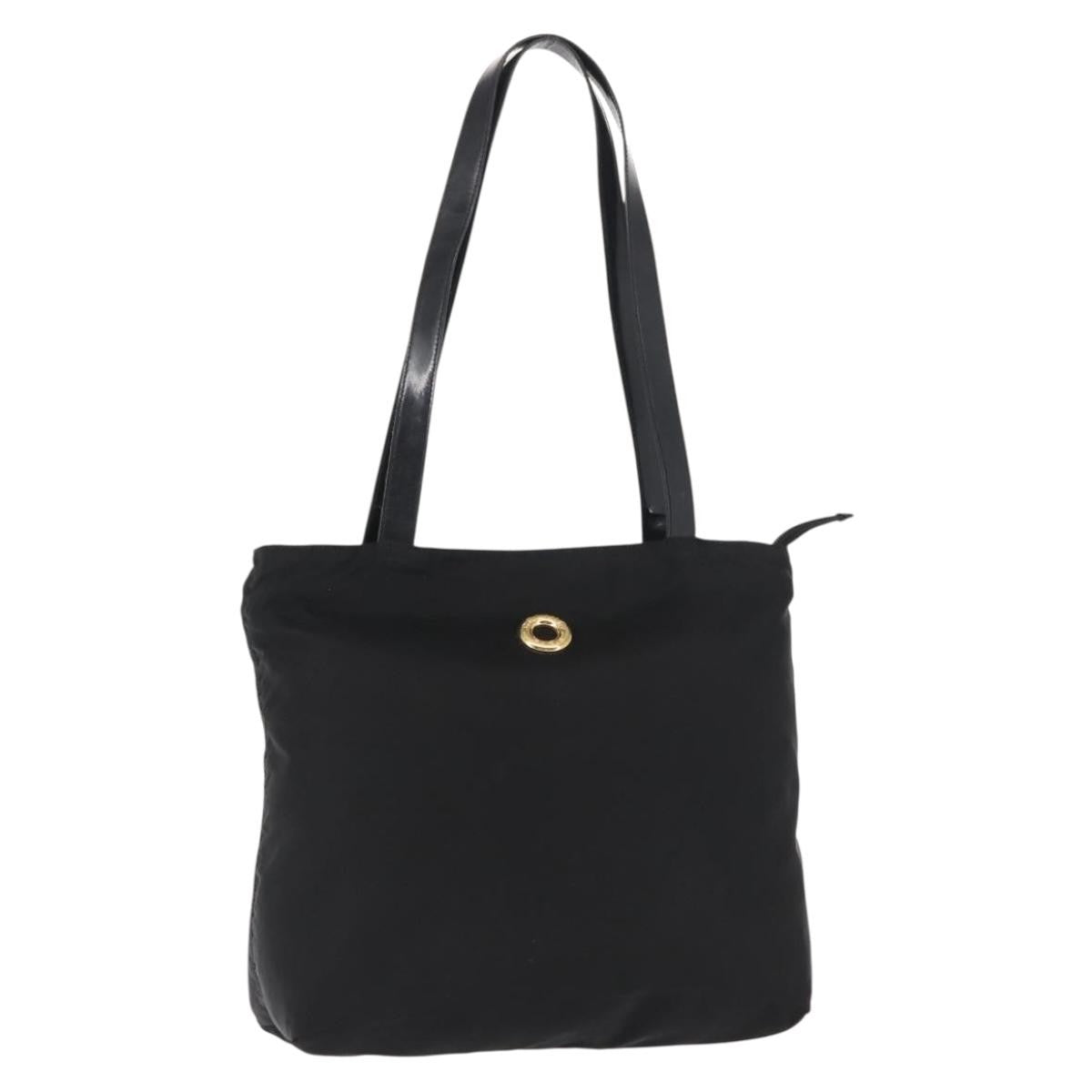 Celine Tote Nylon Black Nylon Tote Bag Bag (Pre-Owned)