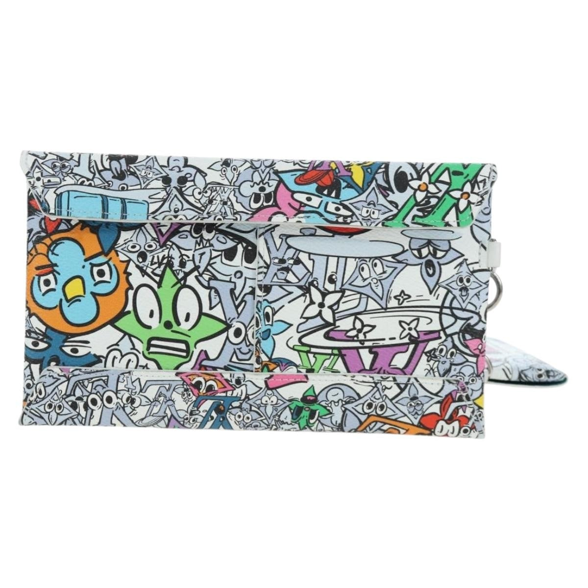 Louis Vuitton Trio Envelope Pouch Set Limited Edition Monogram Comics Canvas Multicolour Canvas Clutche & Pouche Bag (Pre-Owned)