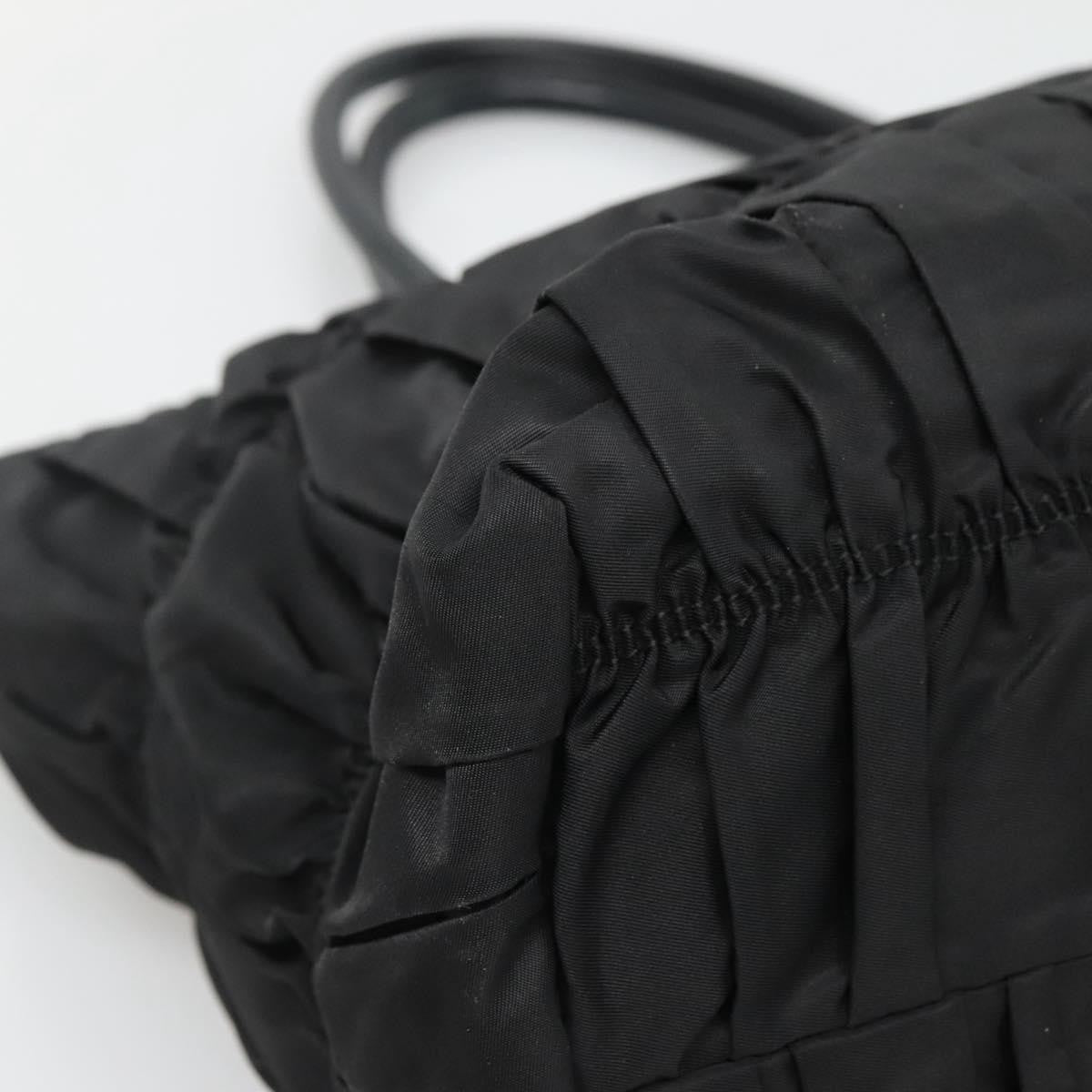 Prada Gaufre Tote Tessuto Black Nylon Bag (Pre-Owned)