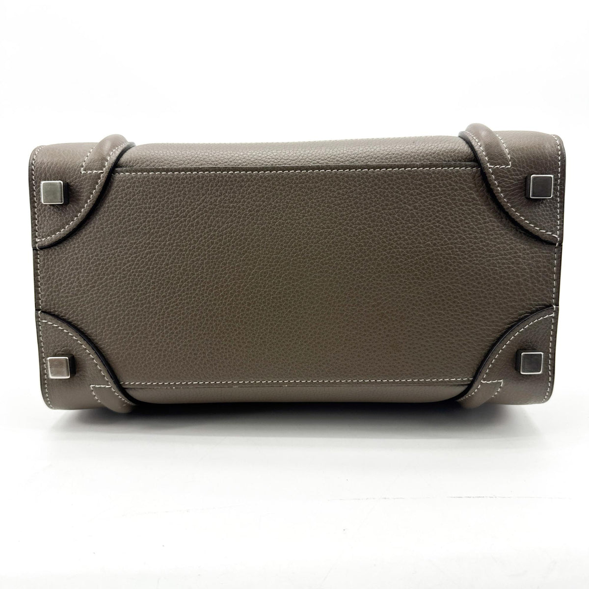 Celine Luggage Grainy Leather Brown Leather Handbag (Pre-Owned)