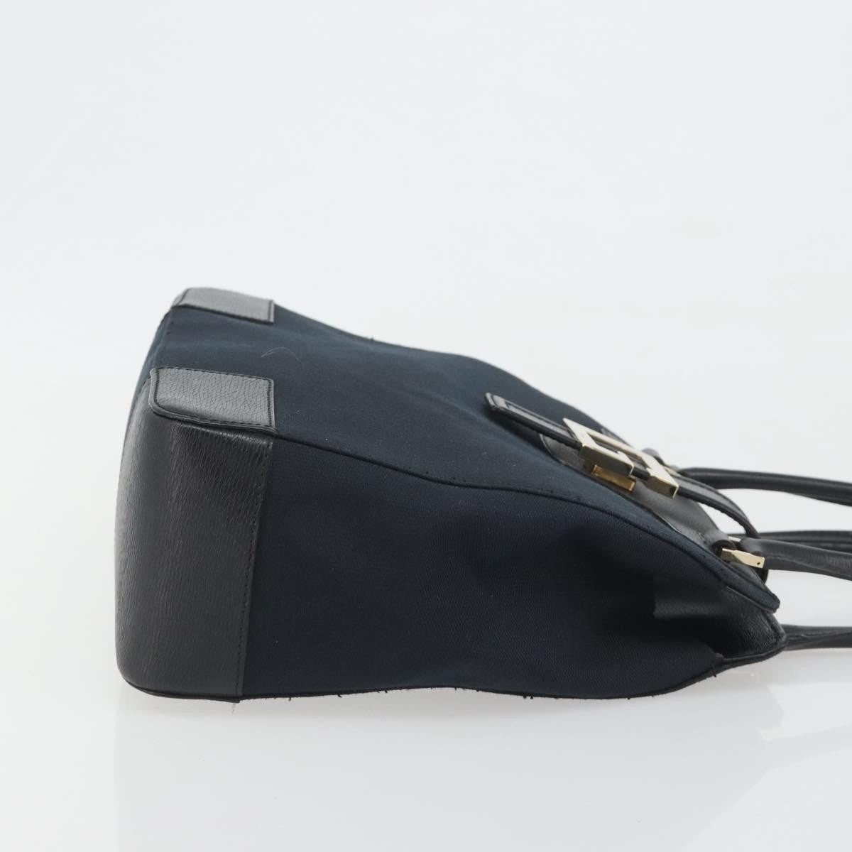 Gucci Vintage G Hobo Gg Canvas And Leather Black Canvas Shoulder Bag Bag (Pre-Owned)