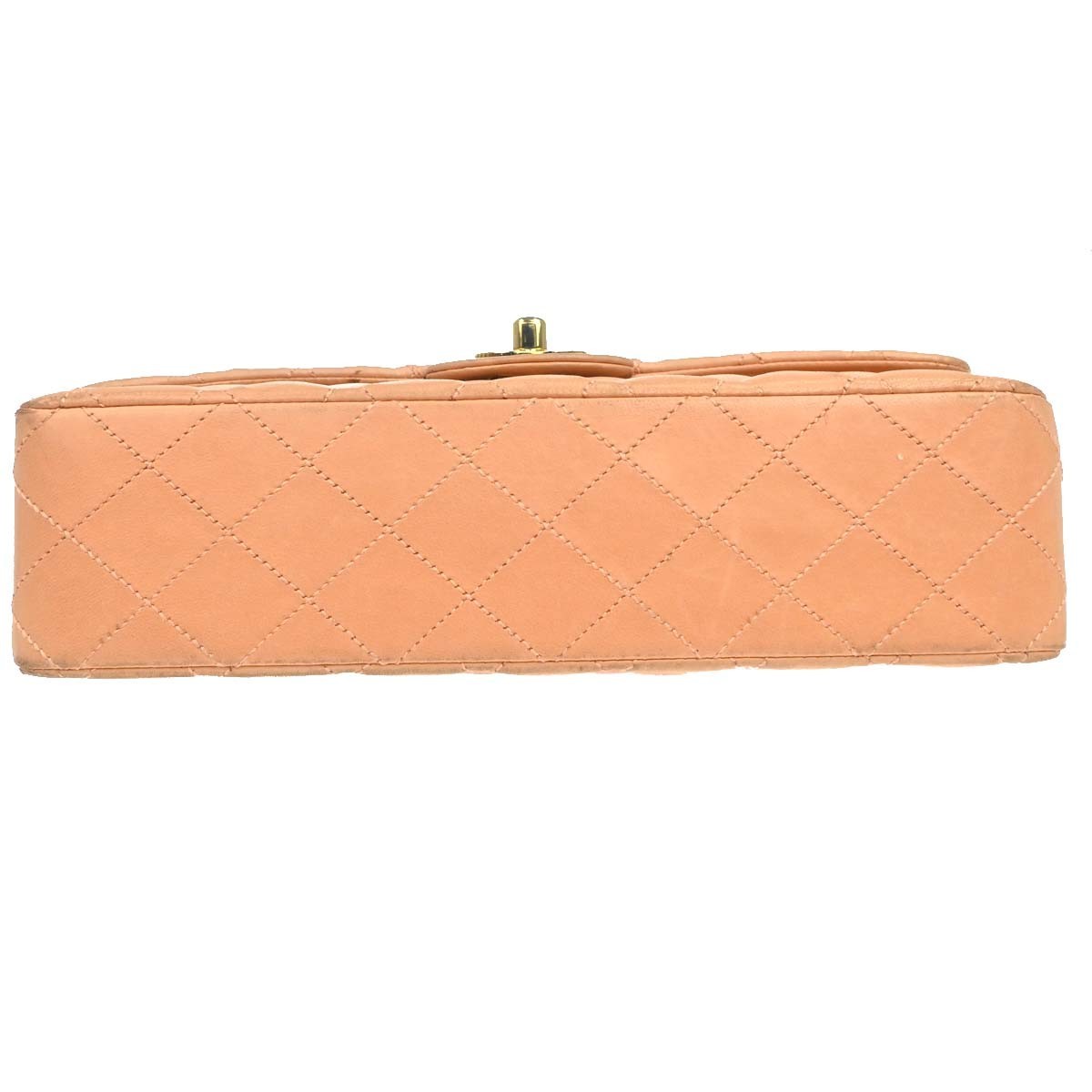 Chanel Timeless - Classic Double Flap Quilted Lambskin Pink Leather Shoulder Bag Bag (Pre-Owned)
