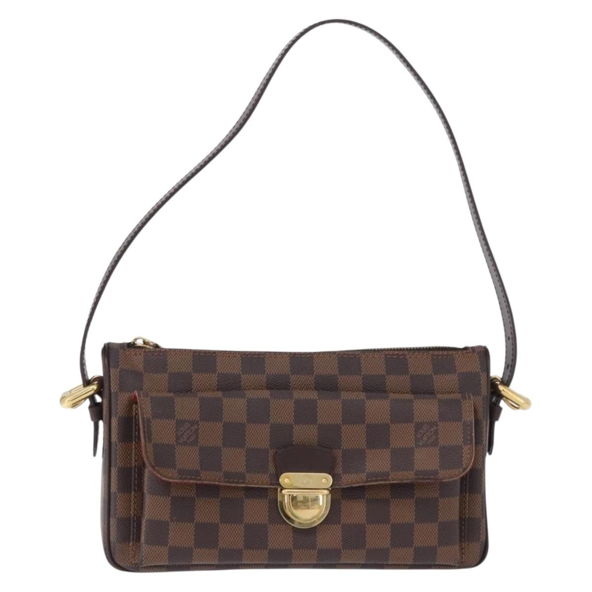 Louis Vuitton Ravello Damier Ebene Brown Canvas Shoulder Bag Bag (Pre-Owned)