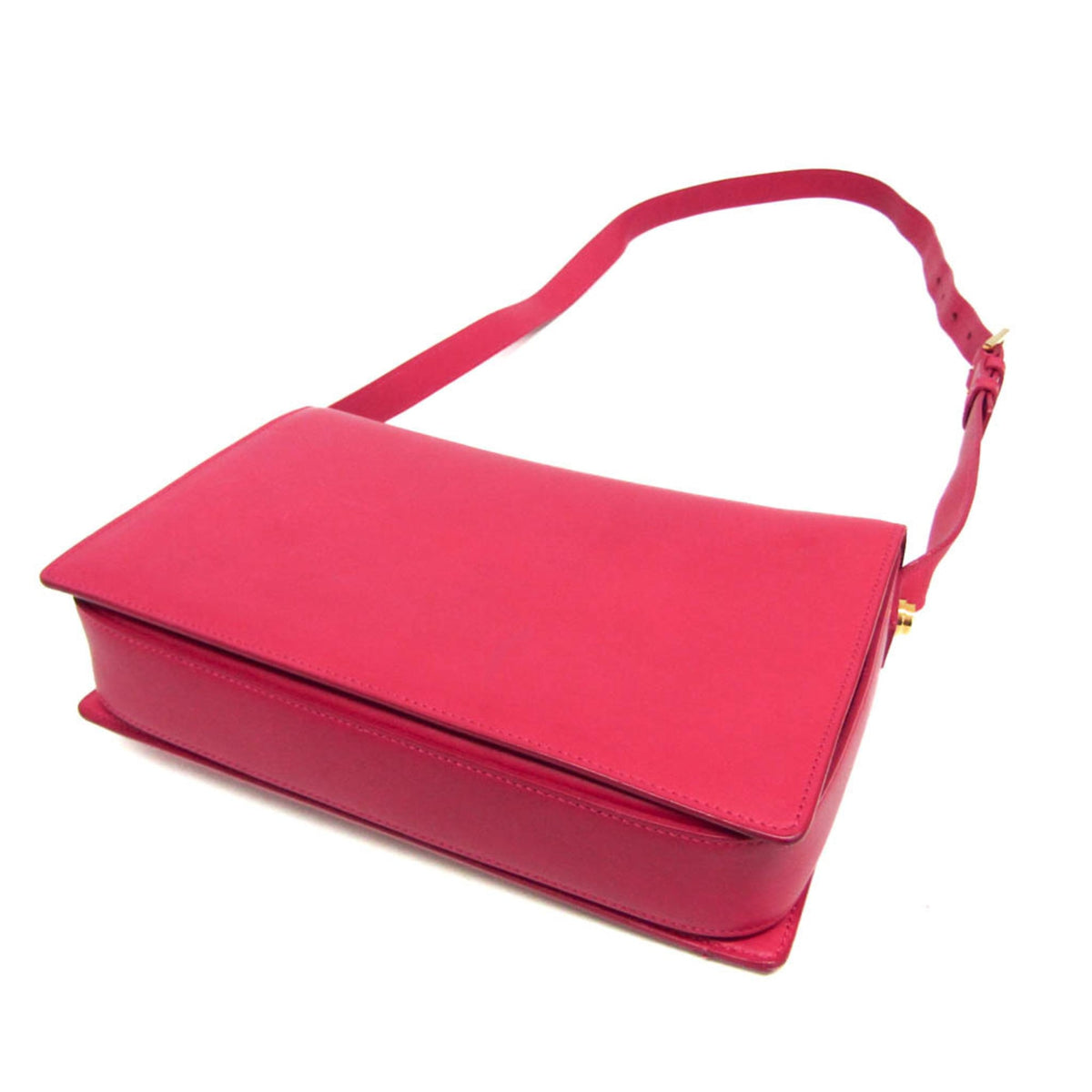 Saint Laurent Vintage Leather Pink Leather Shoulder Bag Bag (Pre-Owned)