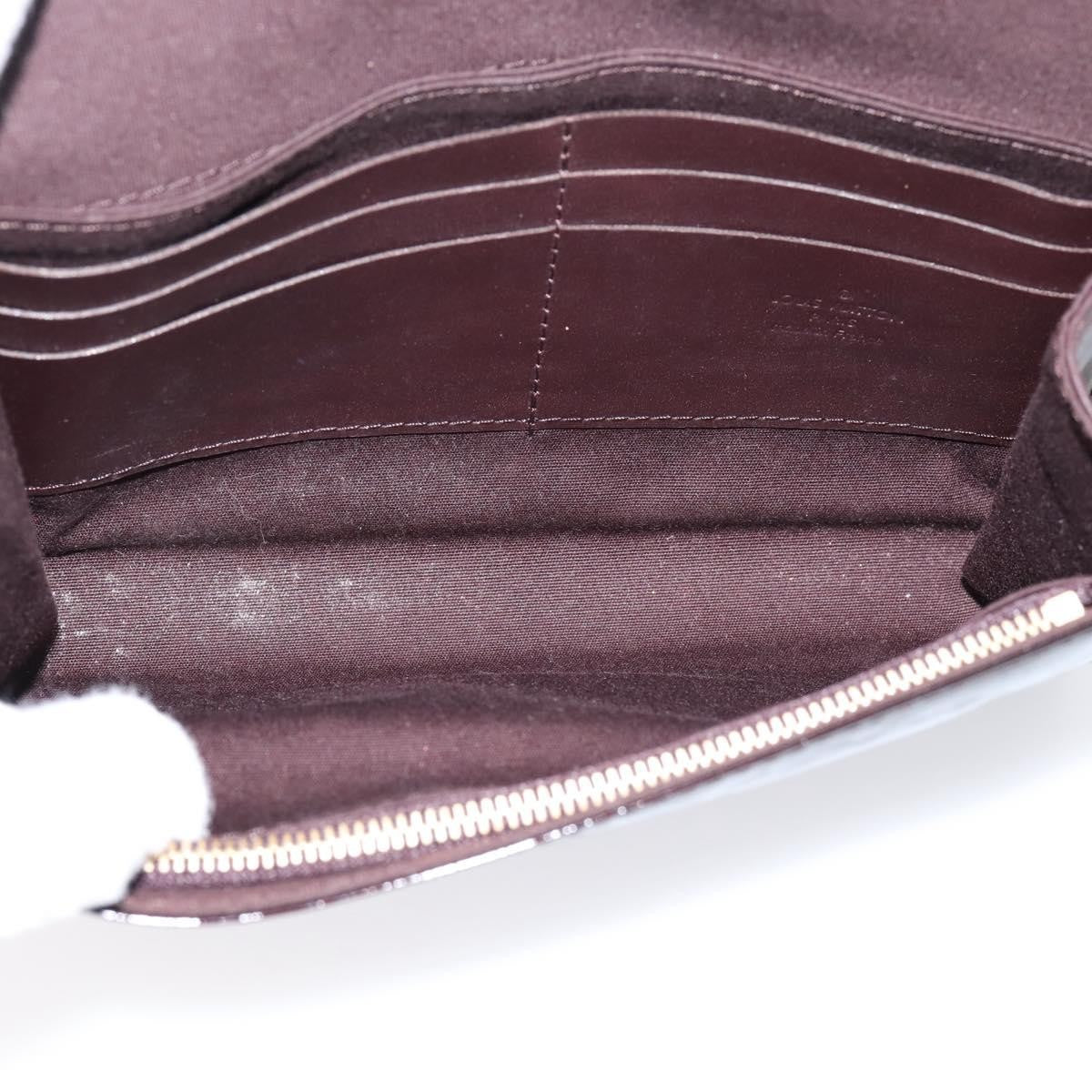 Louis Vuitton Bel Air Pochette Monogram Vernis Burgundy Patent_Leather Clutche & Pouche Bag (Pre-Owned)