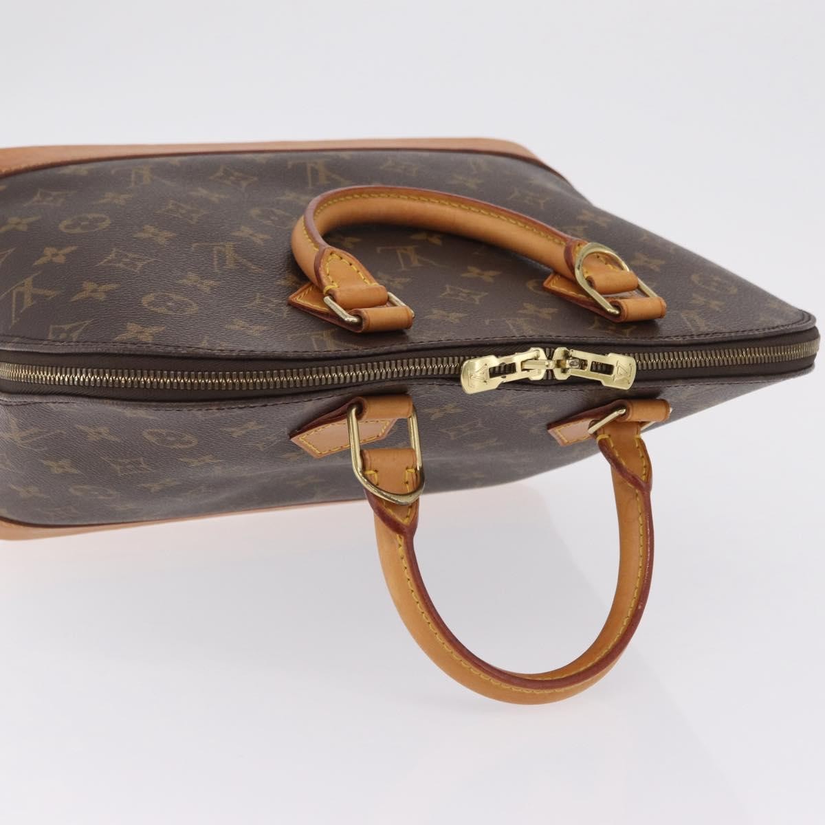 Louis Vuitton Alma Monogram Canvas Brown Canvas Handbag (Pre-Owned)