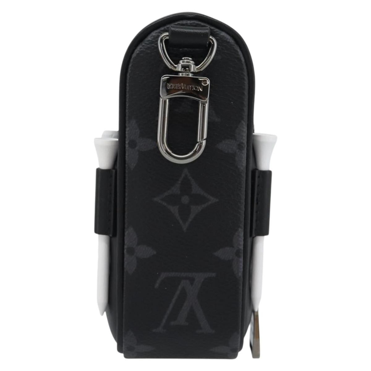 Louis Vuitton Golf Ball Case Monogram Black Canvas Clutche & Pouche Bag (Pre-Owned)