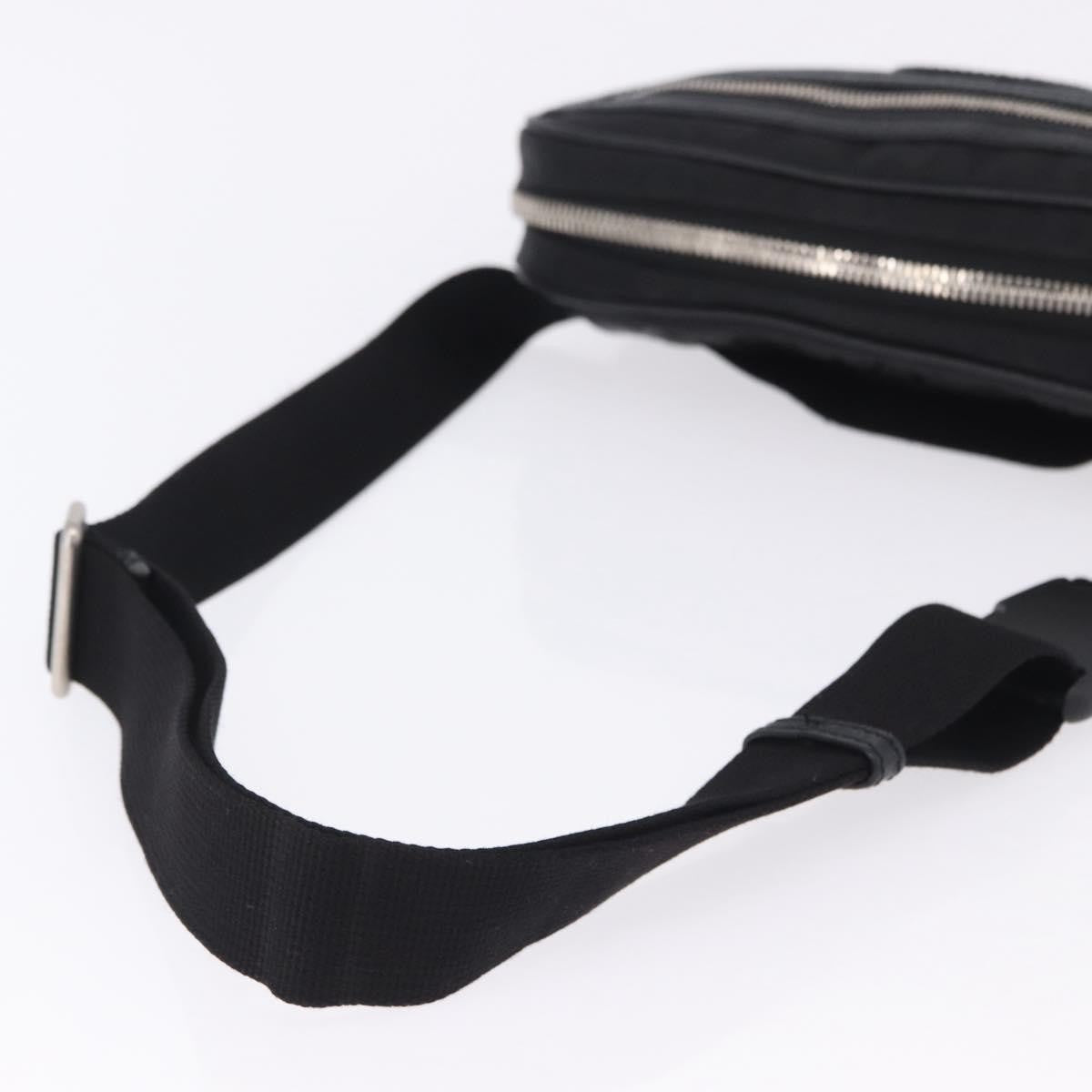 Gucci Off The Grid Belt Gg Econyl Black Canvas Handbag (Pre-Owned)