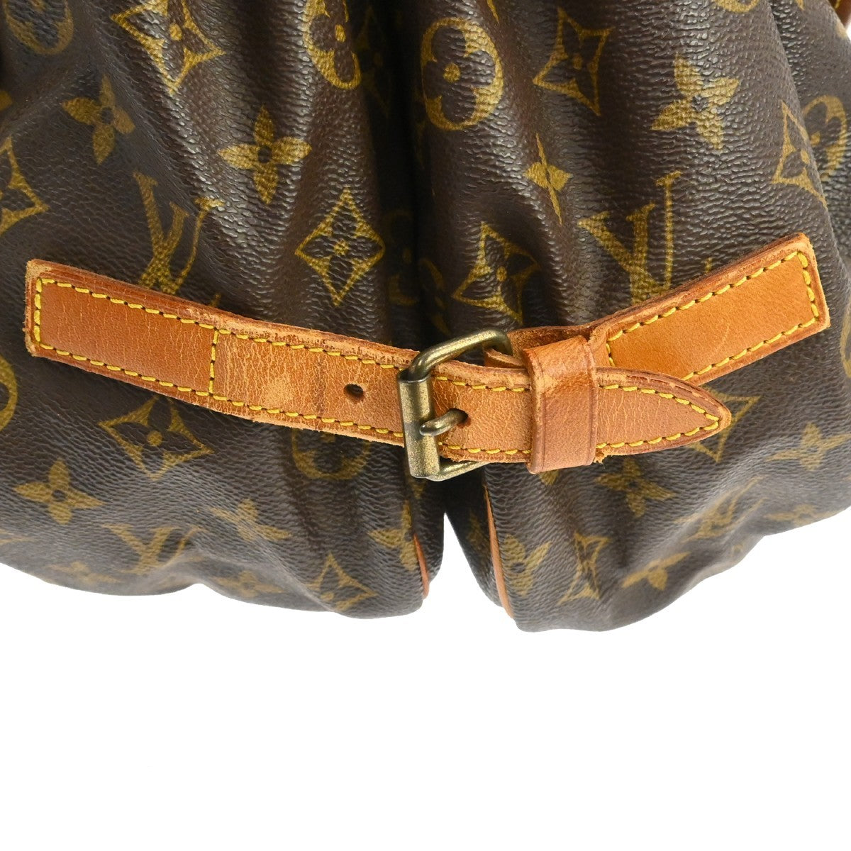 Louis Vuitton Saumur Monogram Brown Canvas Shoulder Bag Bag (Pre-Owned)