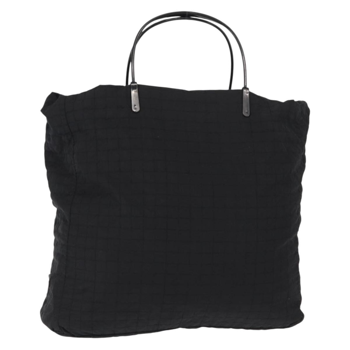 Prada Vintage Tessuto Black Nylon Handbag (Pre-Owned)