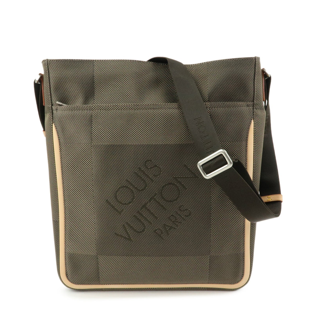 Louis Vuitton Compagnon Messenger Damier Geant Canvas Brown Canvas Handbag (Pre-Owned)