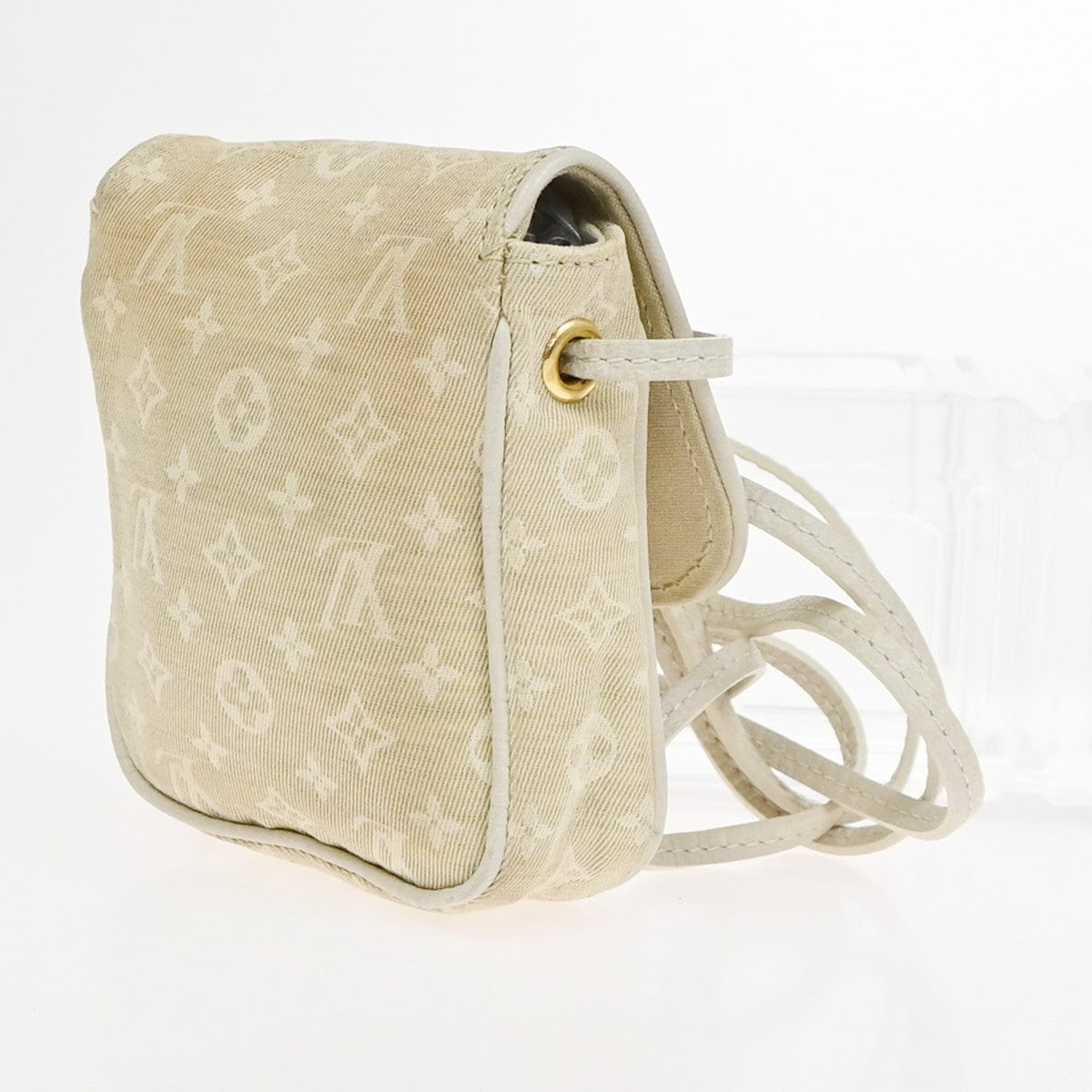 Louis Vuitton Cancun Pochette Monogram Mini Canvas Beige Canvas Clutche & Pouche Bag (Pre-Owned)
