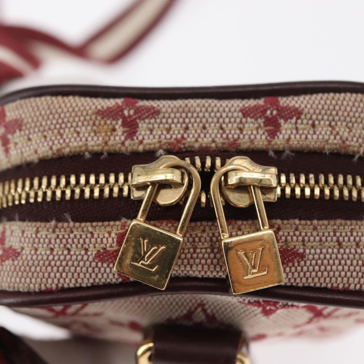 Louis Vuitton Camera Mini Lin Red Canvas Clutche & Pouche Bag (Pre-Owned)
