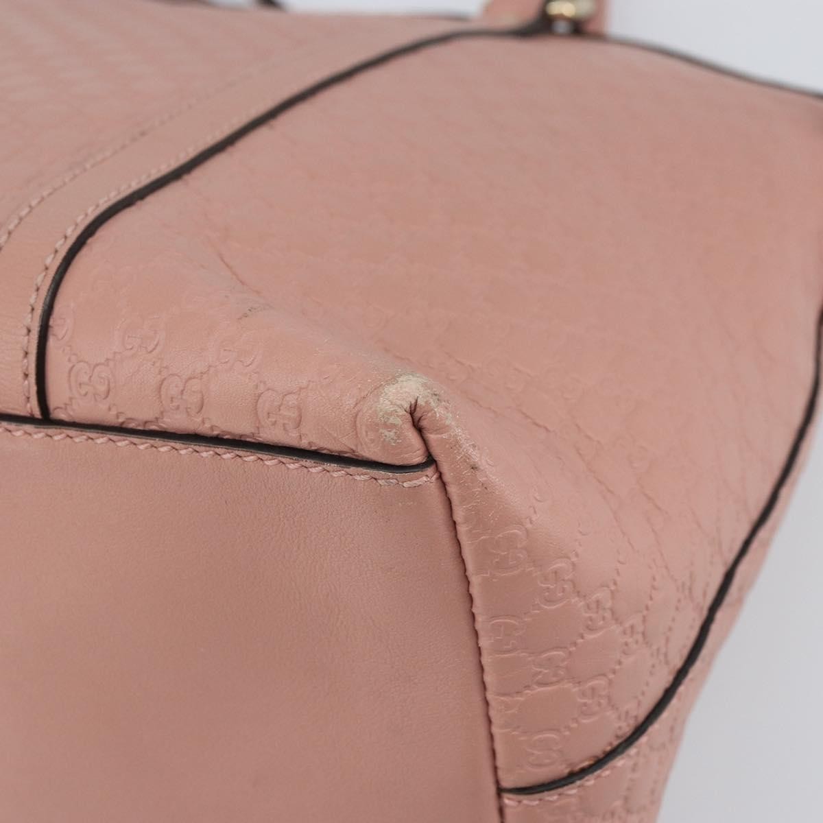 Gucci Britt Convertible Dome Satchel Microguccissima Leather Pink Leather Tote Bag Bag (Pre-Owned)