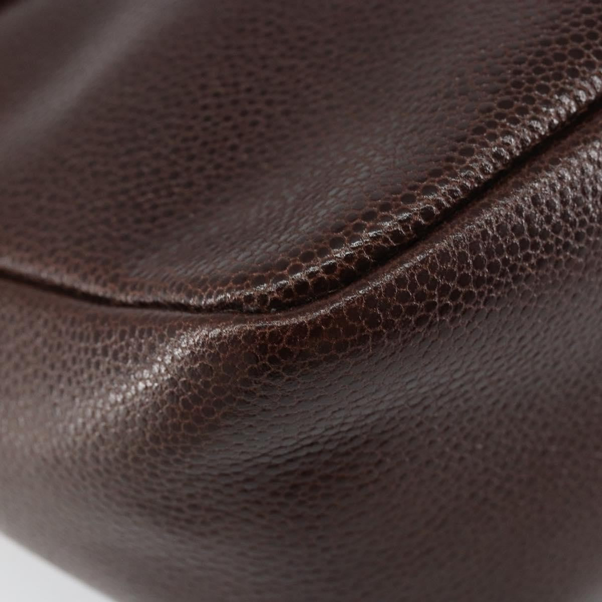 Givenchy Shoulder Leather Brown Leather Shoulder Bag Bag (Pre-Owned)