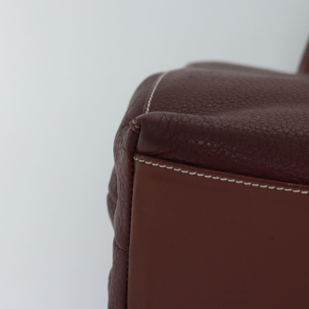 Burberry Vintage Leather Brown Leather Tote Bag Bag (Pre-Owned)