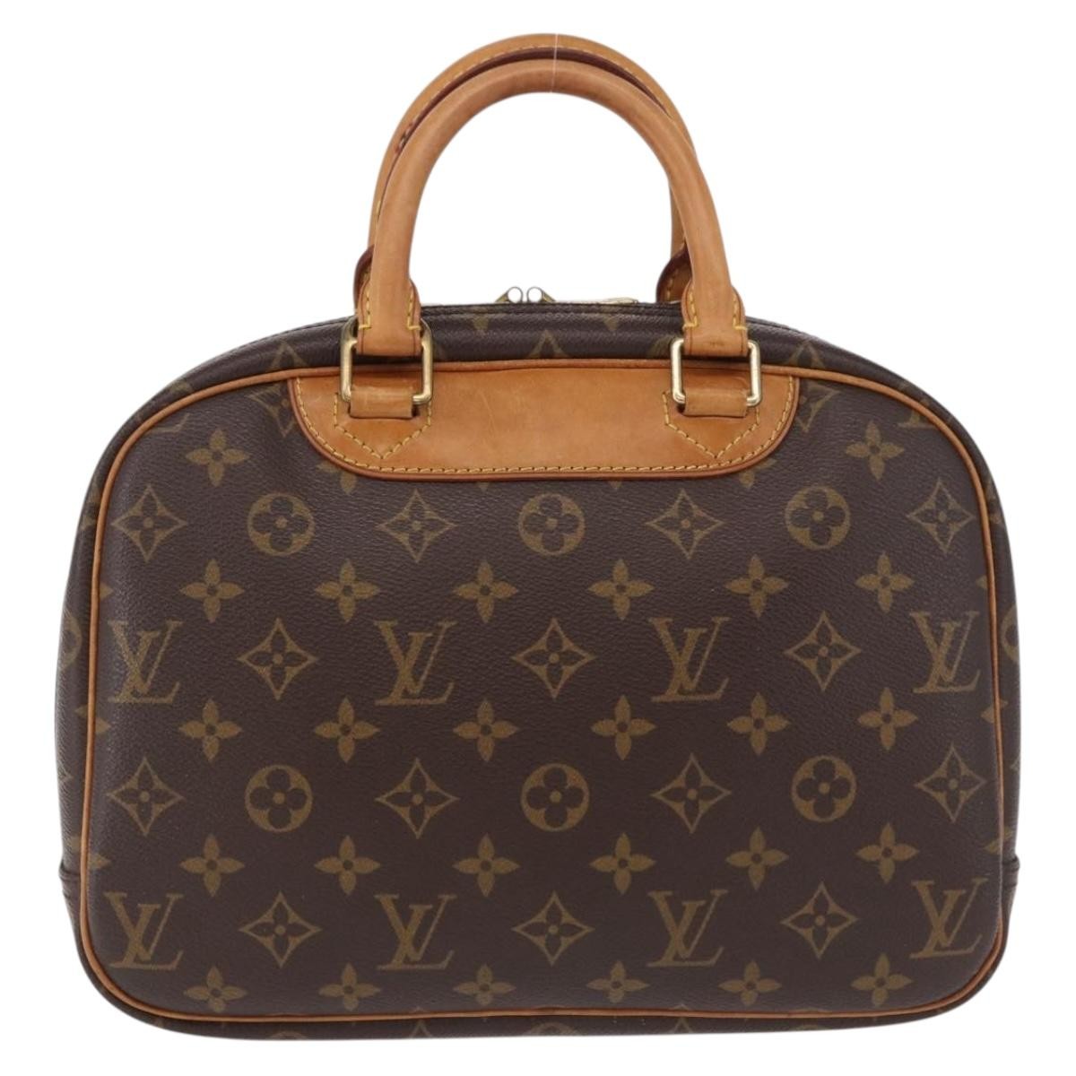 Louis Vuitton Trouville Monogram Canvas Brown Canvas Handbag (Pre-Owned)