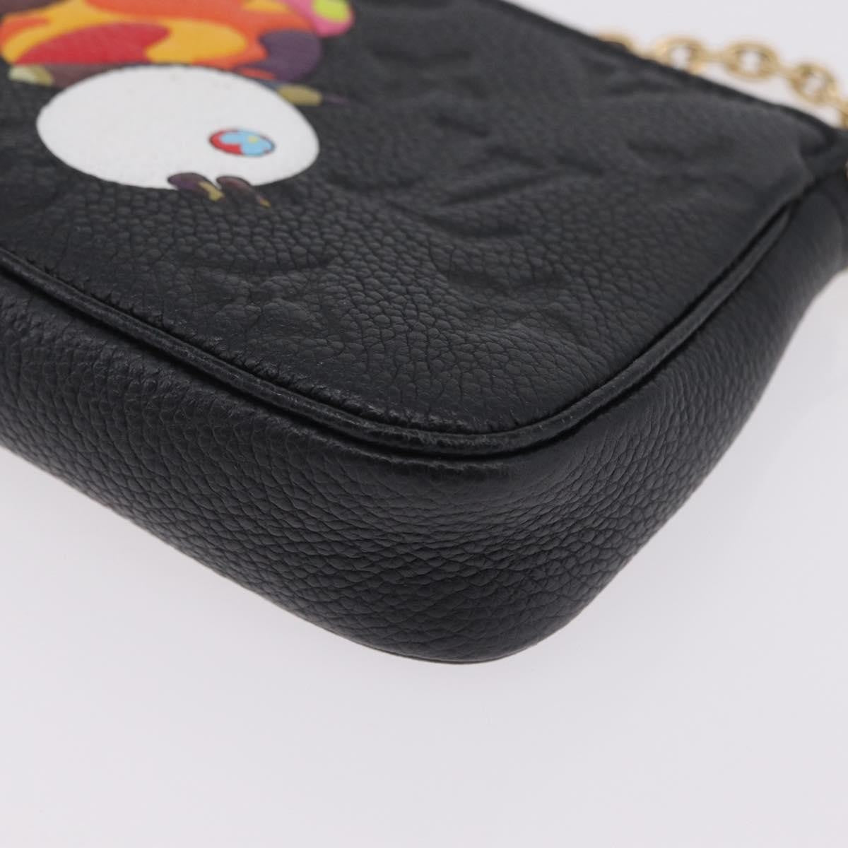Louis Vuitton Pochette Accessoires Monogram Empreinte Leather Black Leather Clutche & Pouche Bag (Pre-Owned)