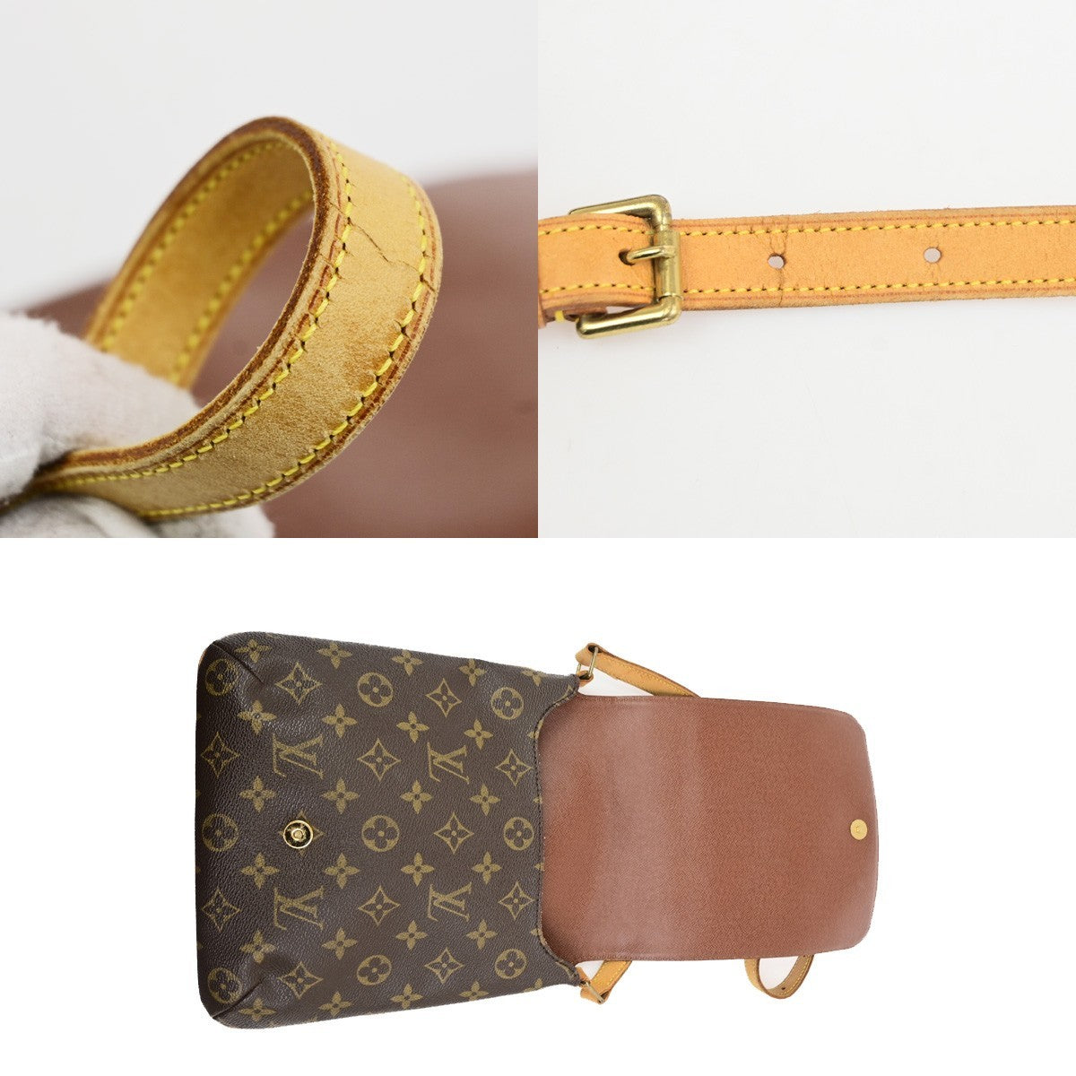 Louis Vuitton Musette Salsa Monogram Canvas Brown Canvas Shoulder Bag Bag (Pre-Owned)