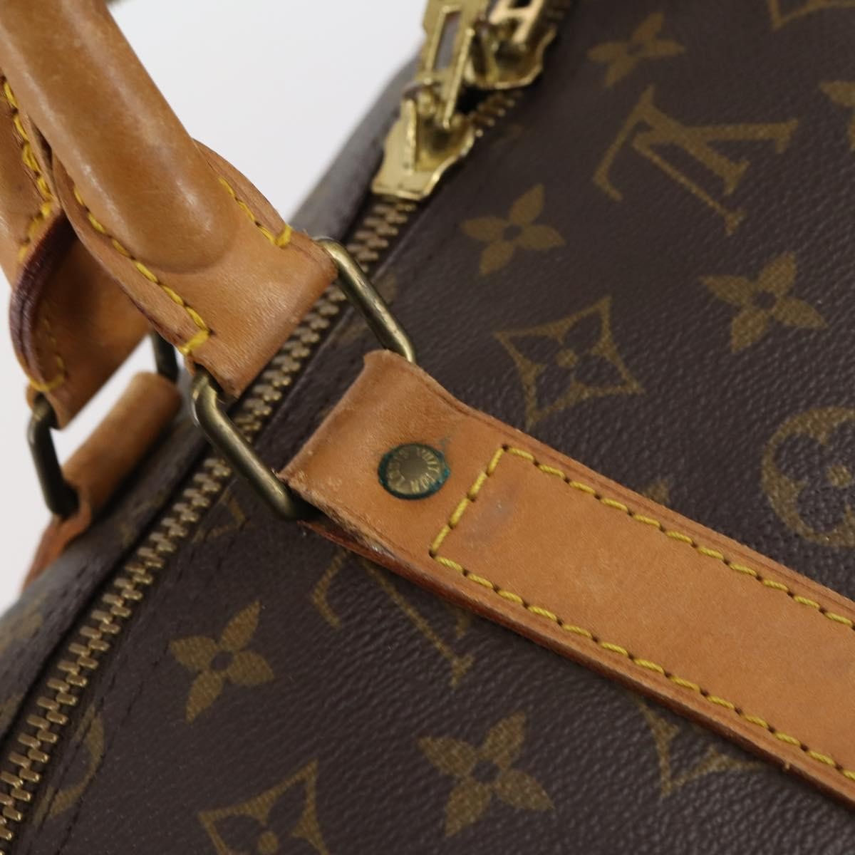Louis Vuitton Keepall Monogram Canvas Brown Canvas Travel Bag Bag (Pre-Owned)