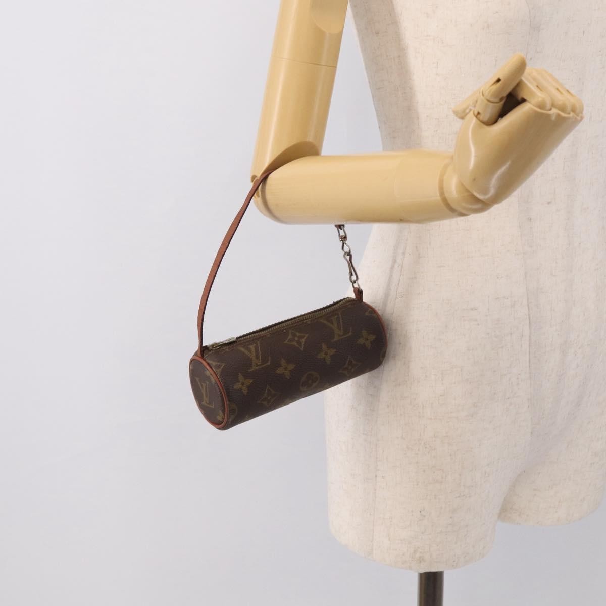 Louis Vuitton Papillon Pochette Monogram Canvas Brown Canvas Clutche & Pouche Bag (Pre-Owned)