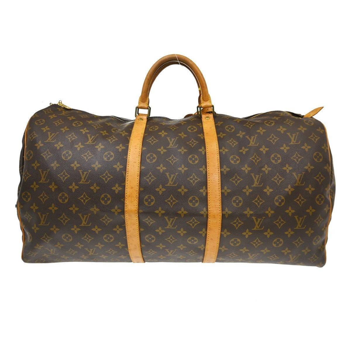 Louis Vuitton Keepall Monogram Canvas Brown Canvas Travel Bag Bag (Pre-Owned)