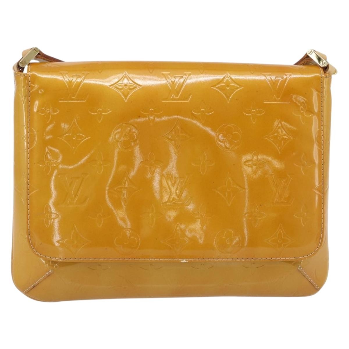 Louis Vuitton Thompson Street Monogram Vernis Yellow Patent_Leather Shoulder Bag Bag (Pre-Owned)