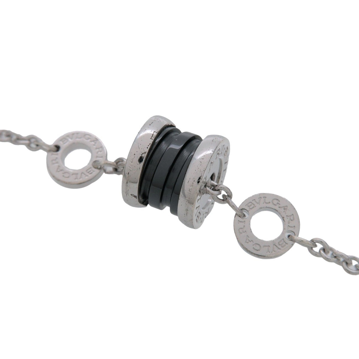 Bvlgari B.Zero1 Save The Children Soft Sterling Silver With Ceramic Silver Silver Bracelet Jewelry (Pre-Owned)