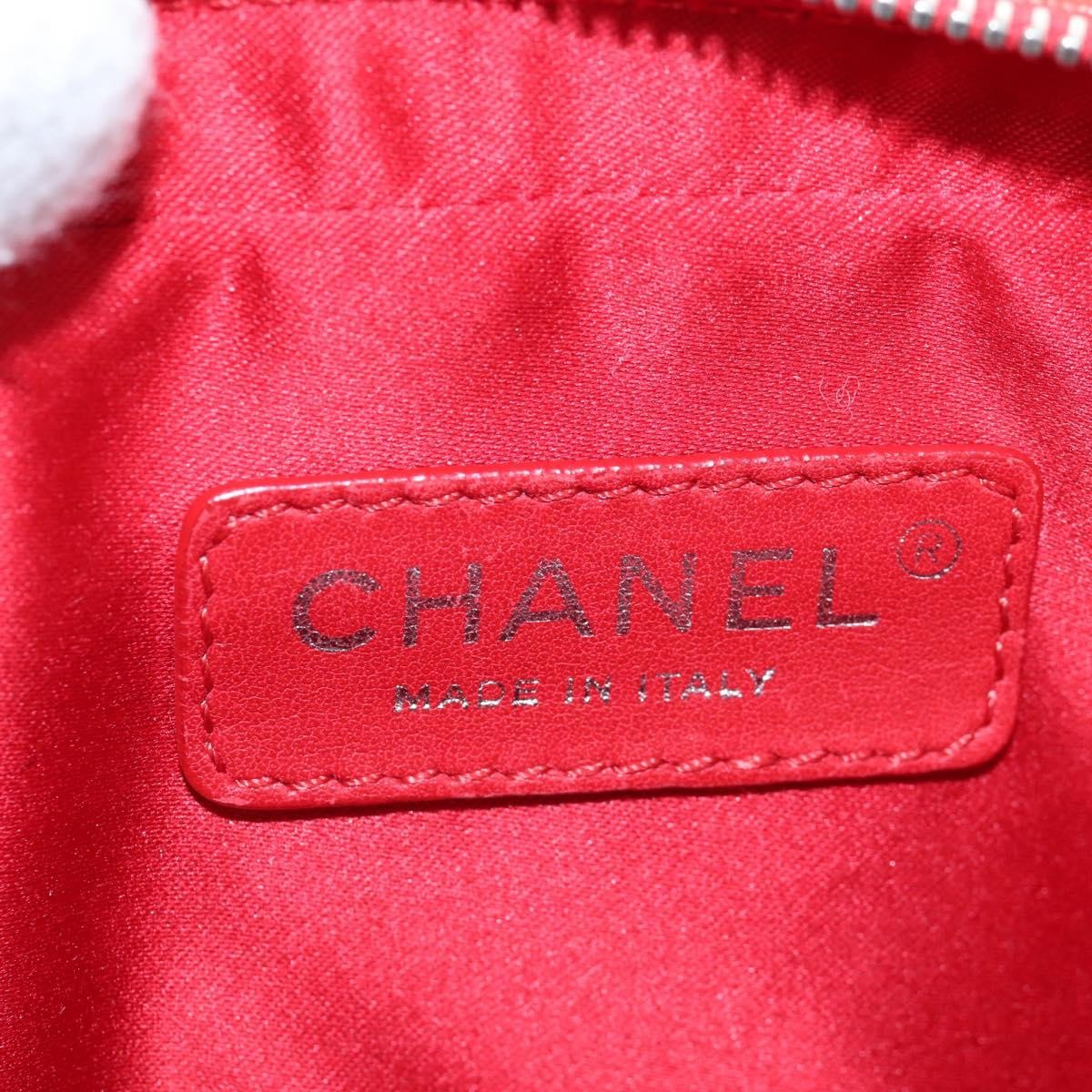 Chanel Wallet On Chain Flap Quilted Calfskin Red Leather Handbag (Pre-Owned)
