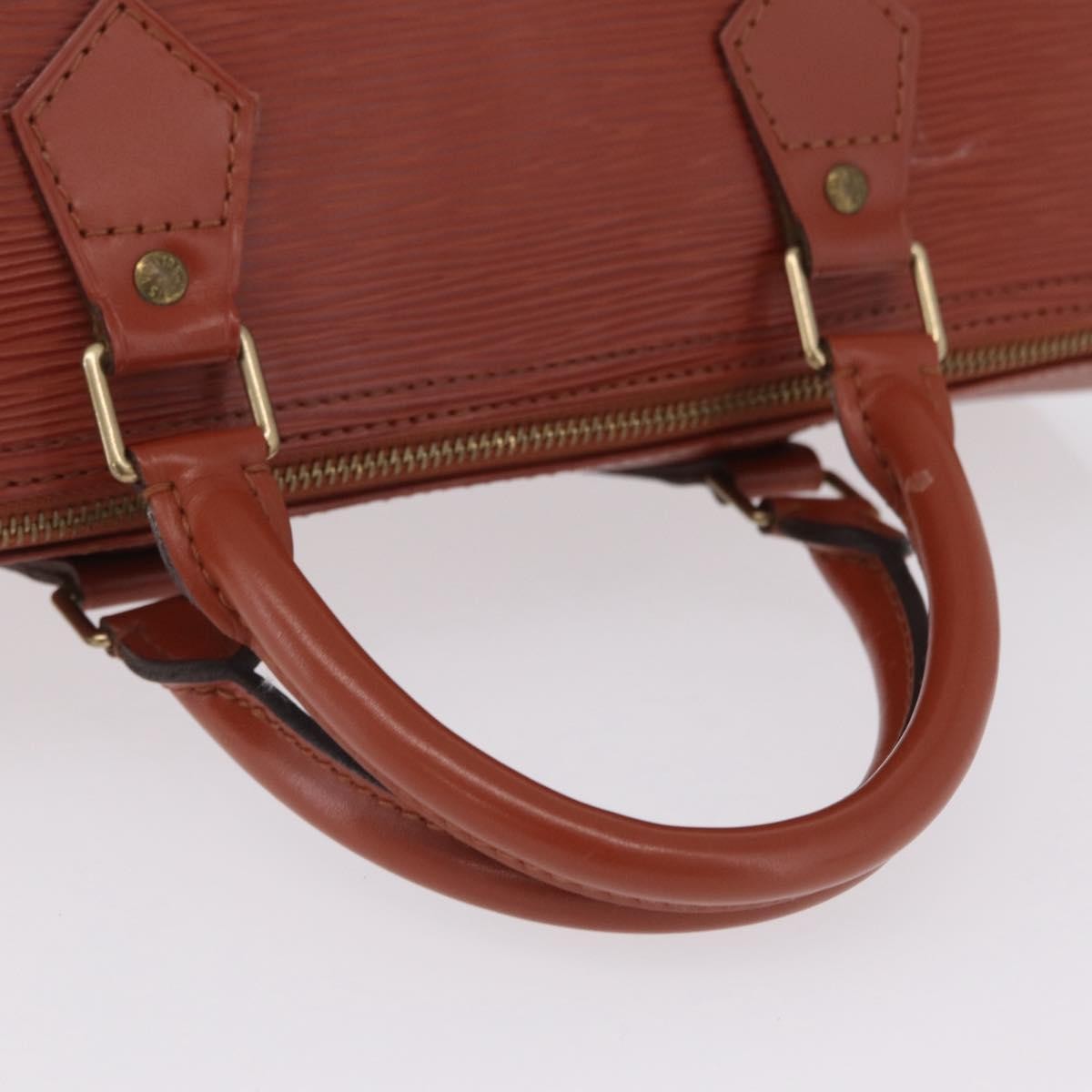 Louis Vuitton Speedy Epi Leather Brown Leather Handbag (Pre-Owned)