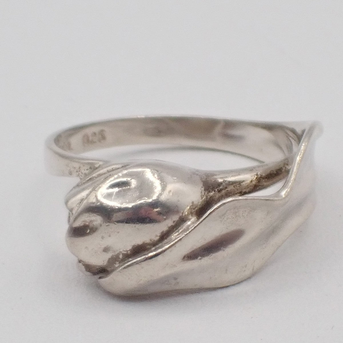 Tiffany & Co. Tulipe Silver 925 Silver Sterling_Silver Ring Jewelry (Pre-Owned)