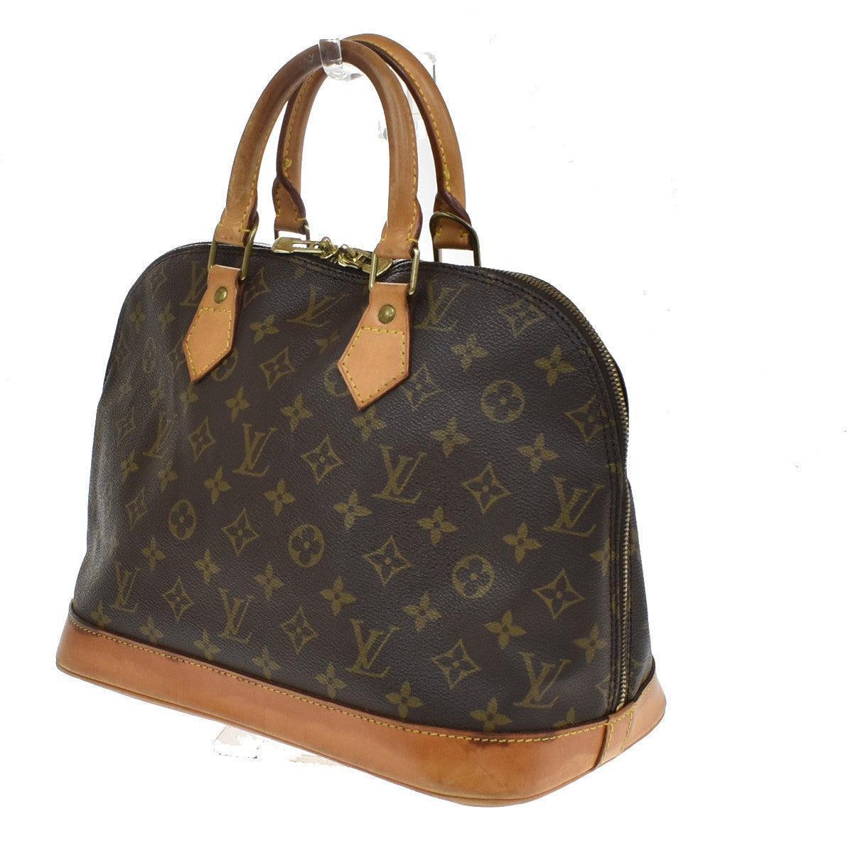 Louis Vuitton Vintage Alma Monogram Canvas Brown Canvas Handbag (Pre-Owned)