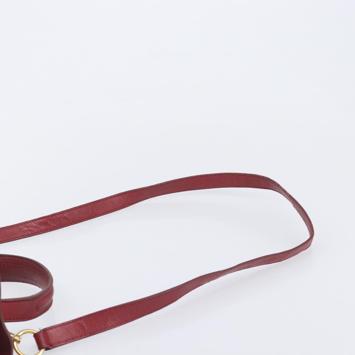 Saint Laurent Muse Two Leather Red Leather Handbag (Pre-Owned)